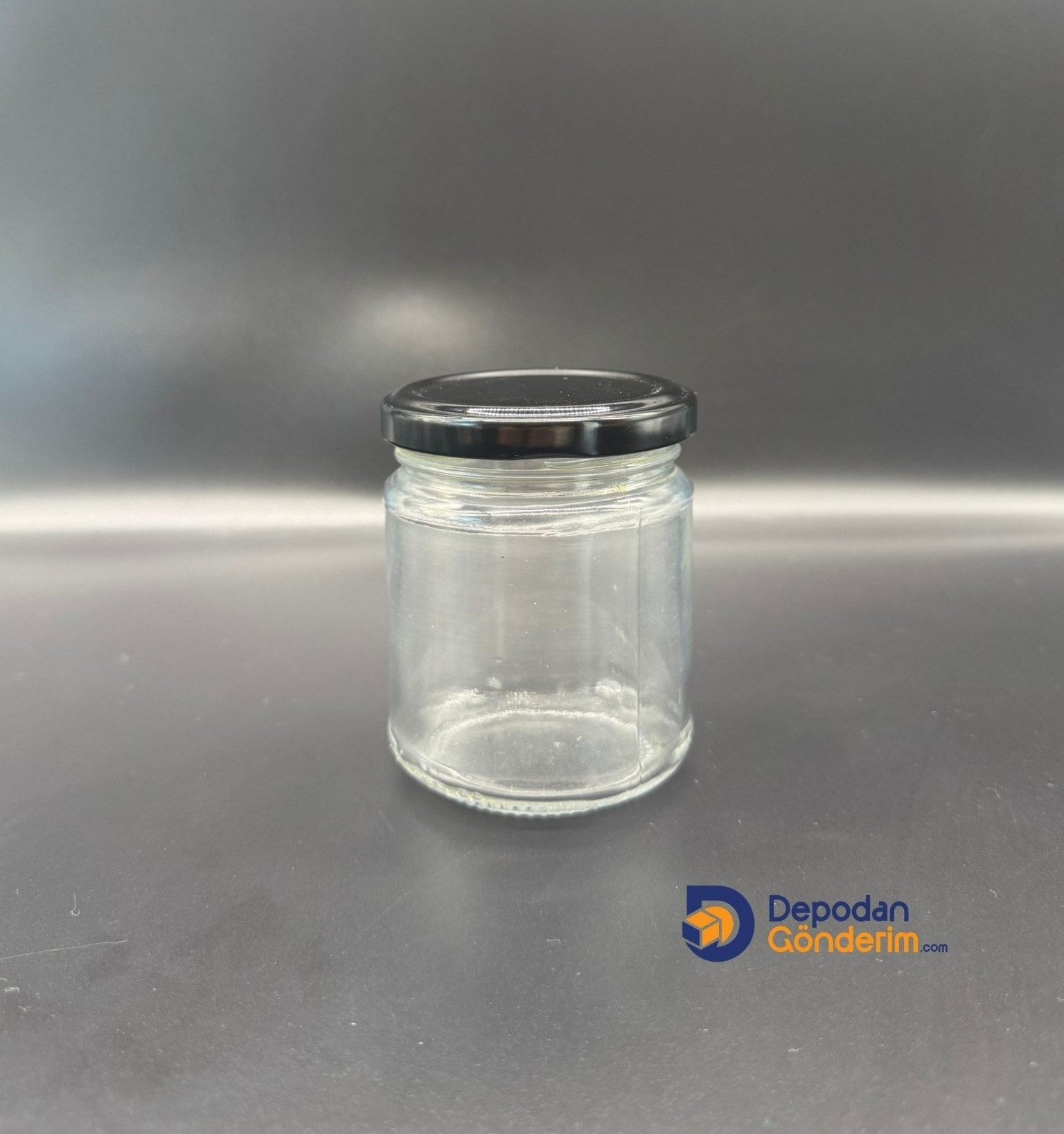 DP275 210cc Kavanoz Siyah Kapaklı