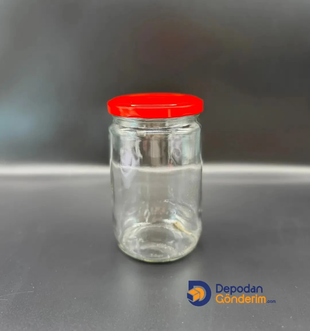 DP203 660cc Kavanoz Kırmızı Kapaklı