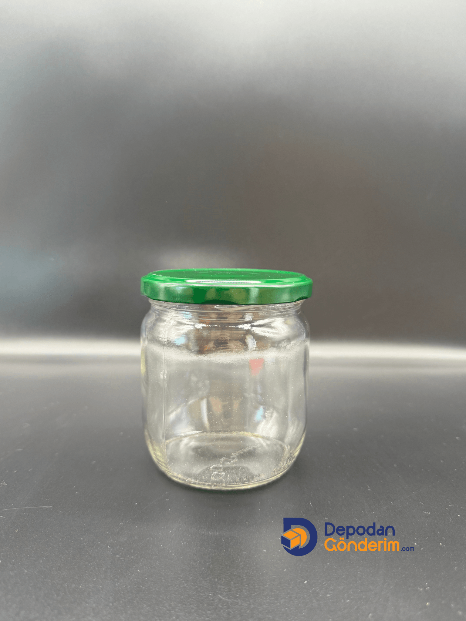 DP216 425cc Kavanoz Yeşil Kapaklı