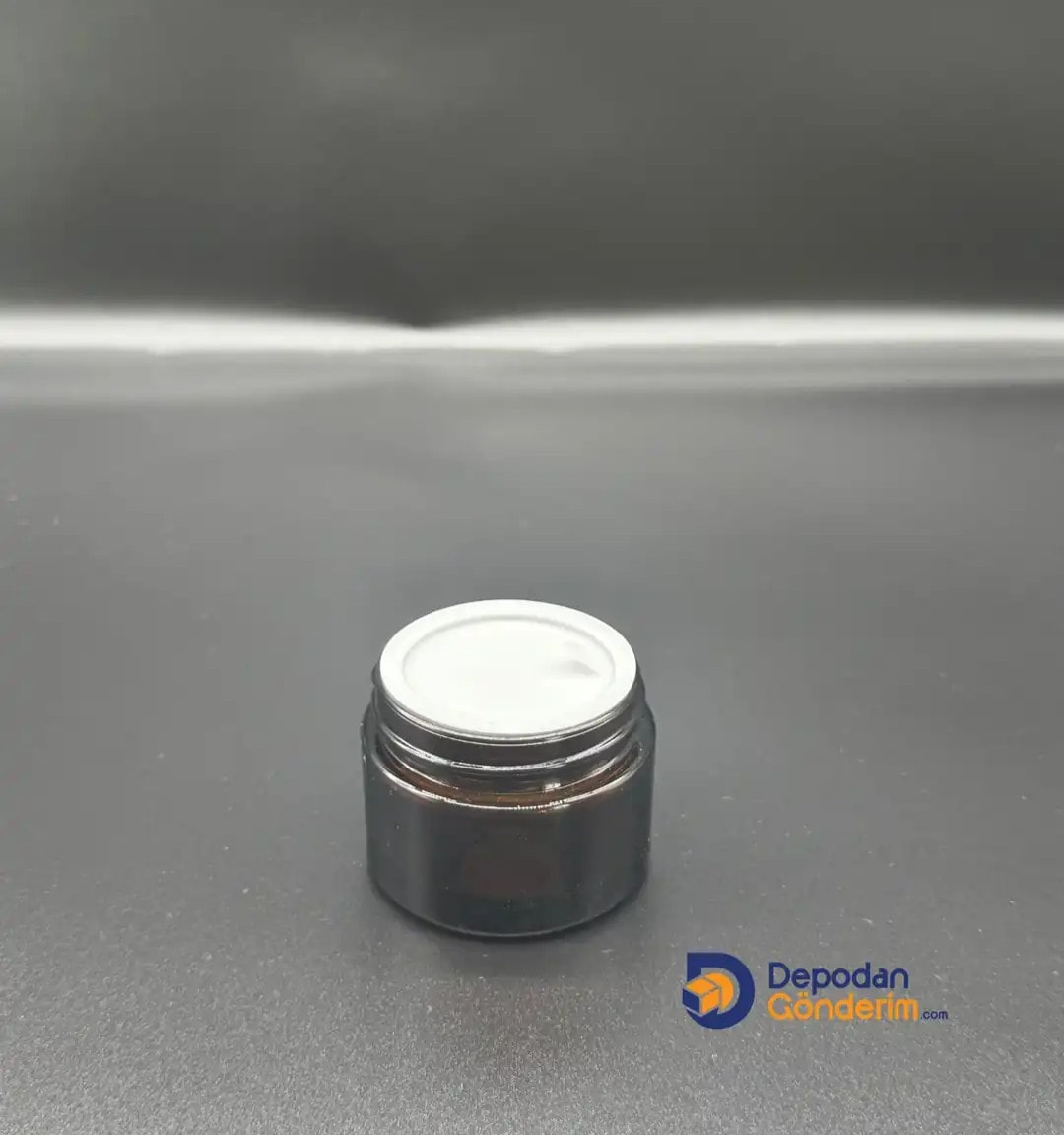 DP69 50cc Amber Cam Krem Kavanozu (Gümüş Kapaklı)