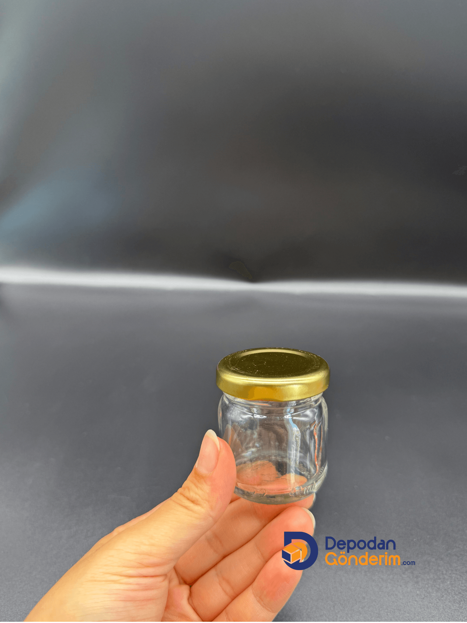 DP238 40cc Kavanoz Gold Kapaklı