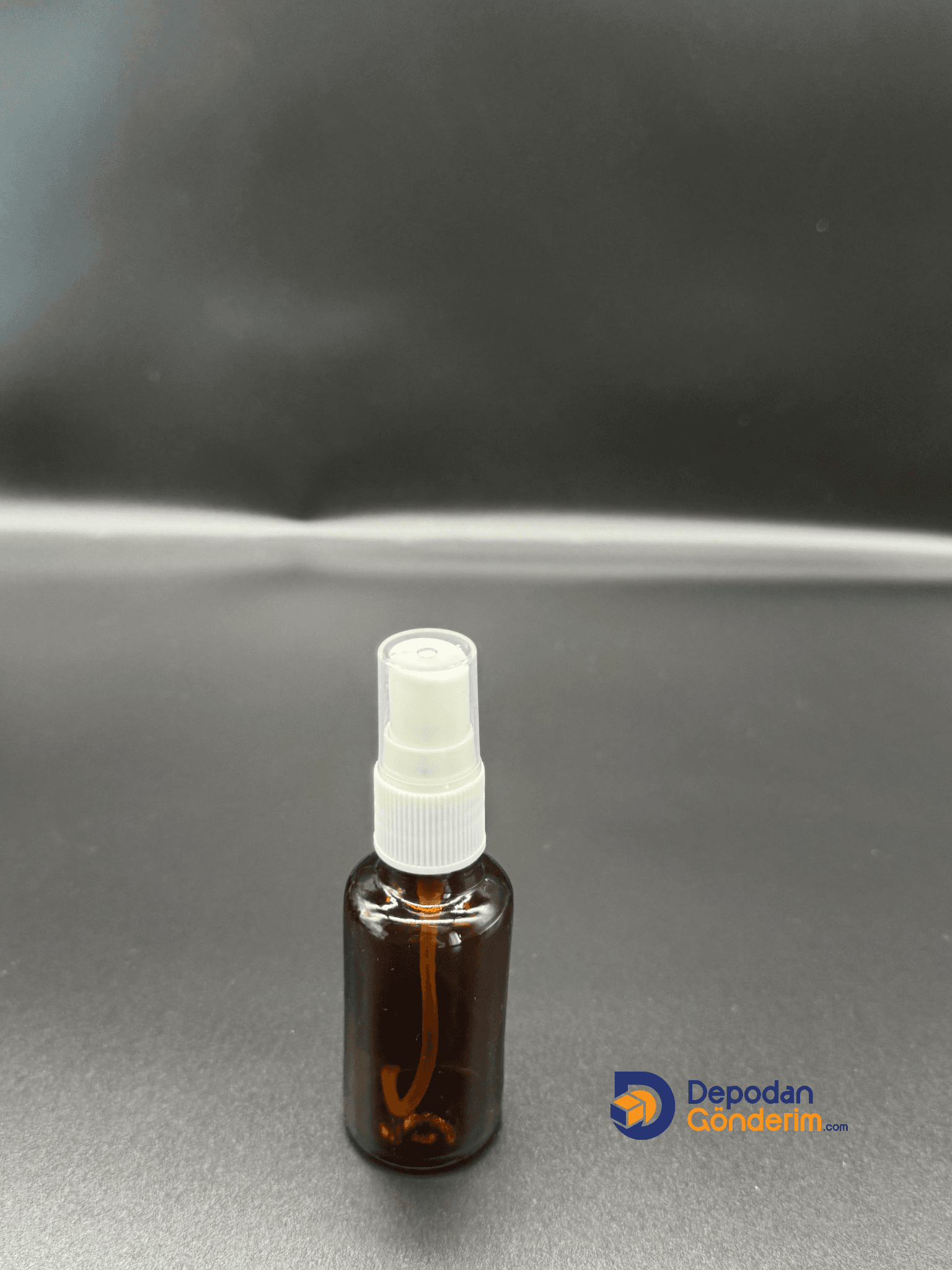 DP131 30cc Dar Ağızlı Ecza Cam Şişe (Beyaz Spreyli )