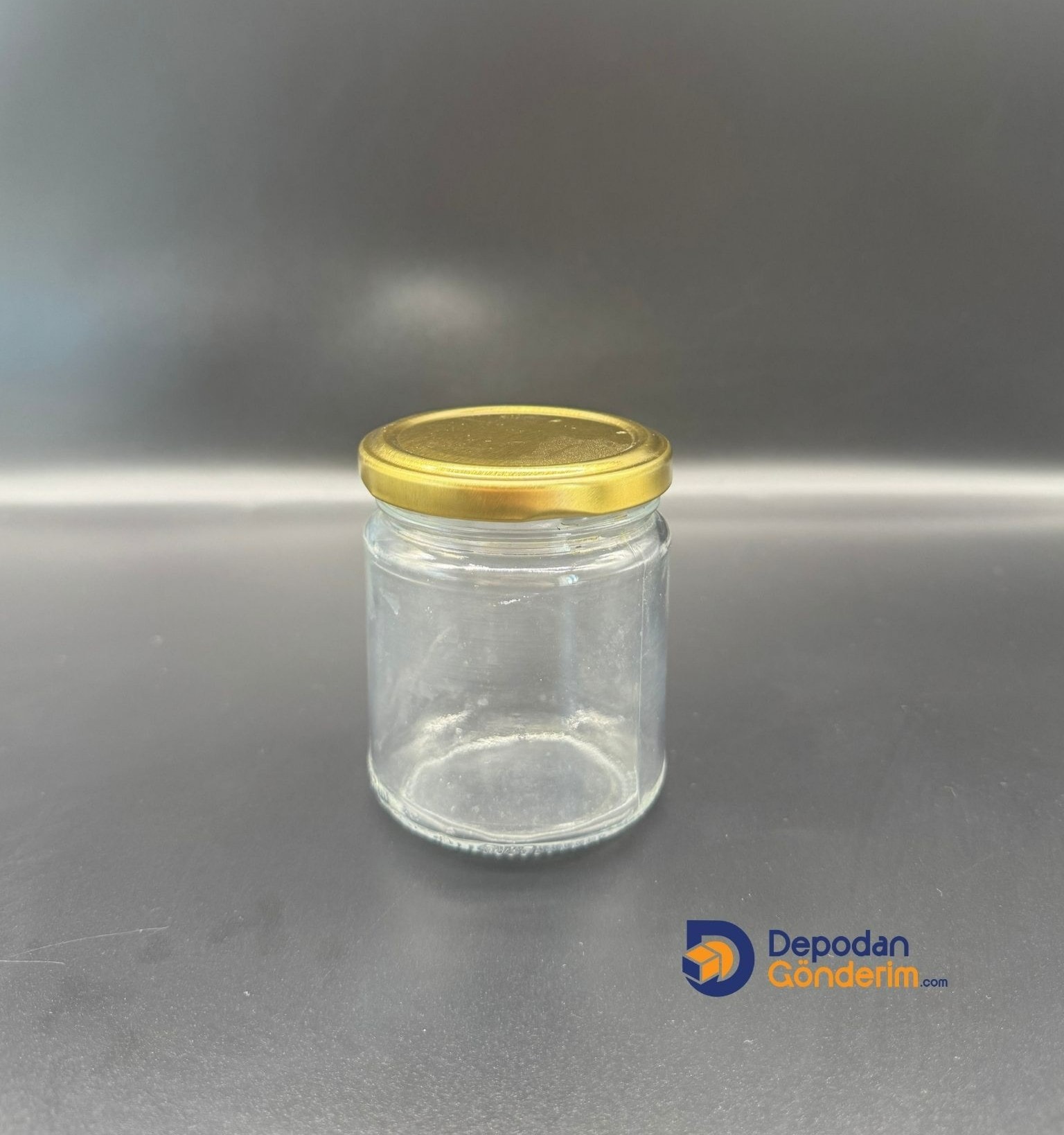 DP277 210cc Kavanoz Gold Kapaklı