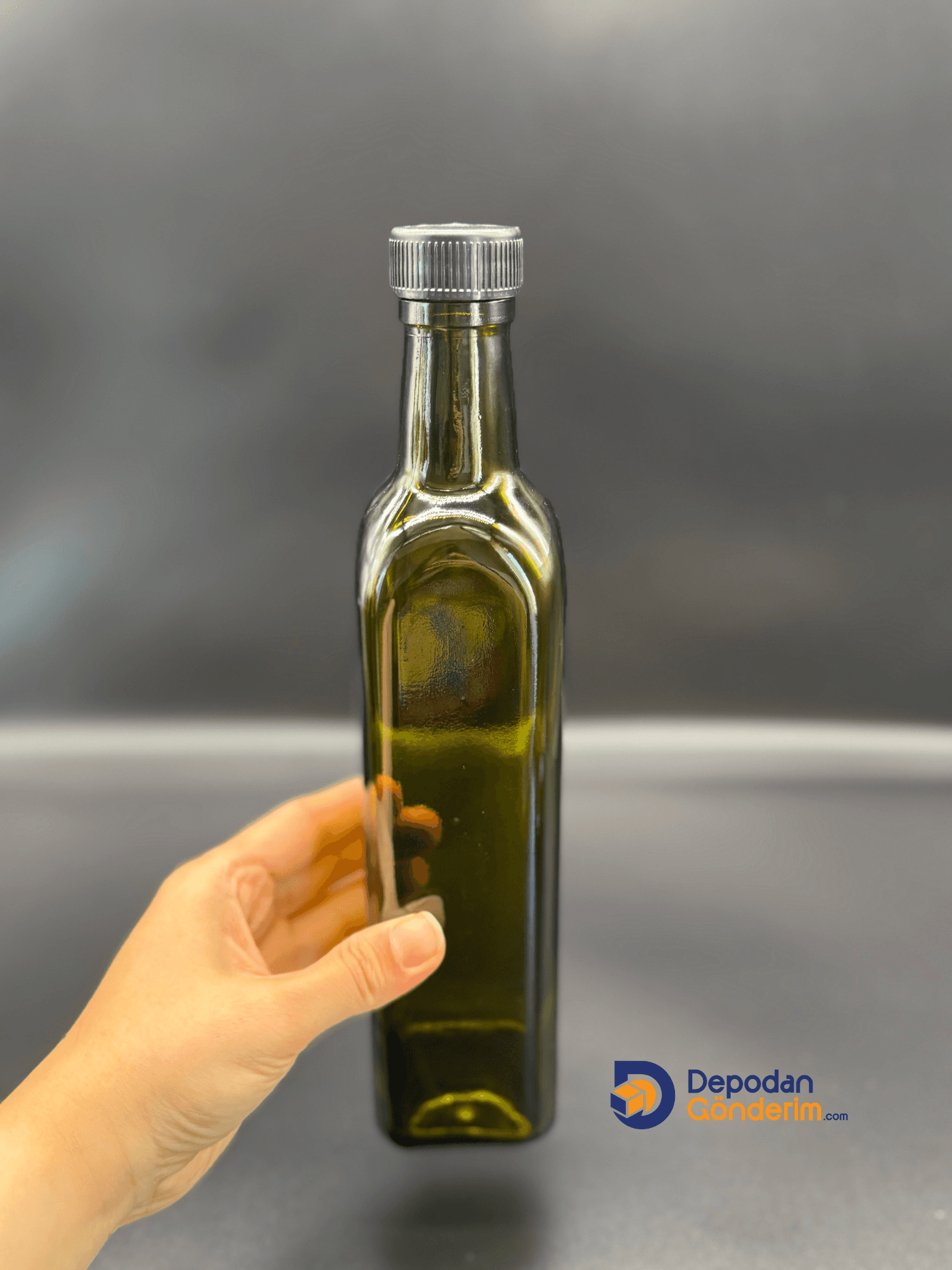 DP170 500cc Yeşil Maraska Şişe (Siyah Kilitli Eko Kapak) 