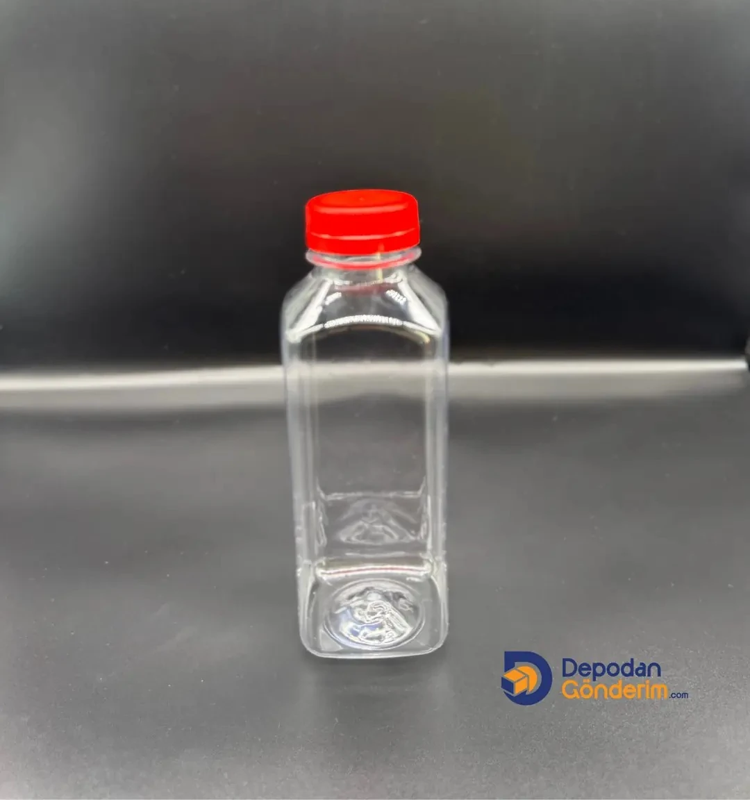 DP50 500cc Köşeli Kapaklı Detox Pet Şişe