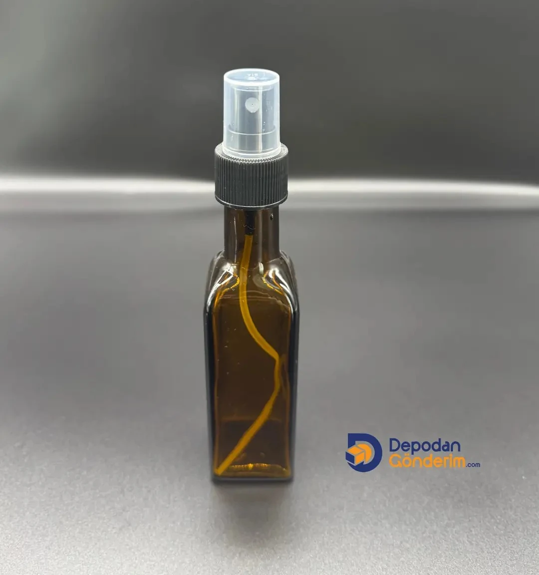 DP107 100cc Yeşil Maraska Cam Şişe (Siyah Spreyli )  