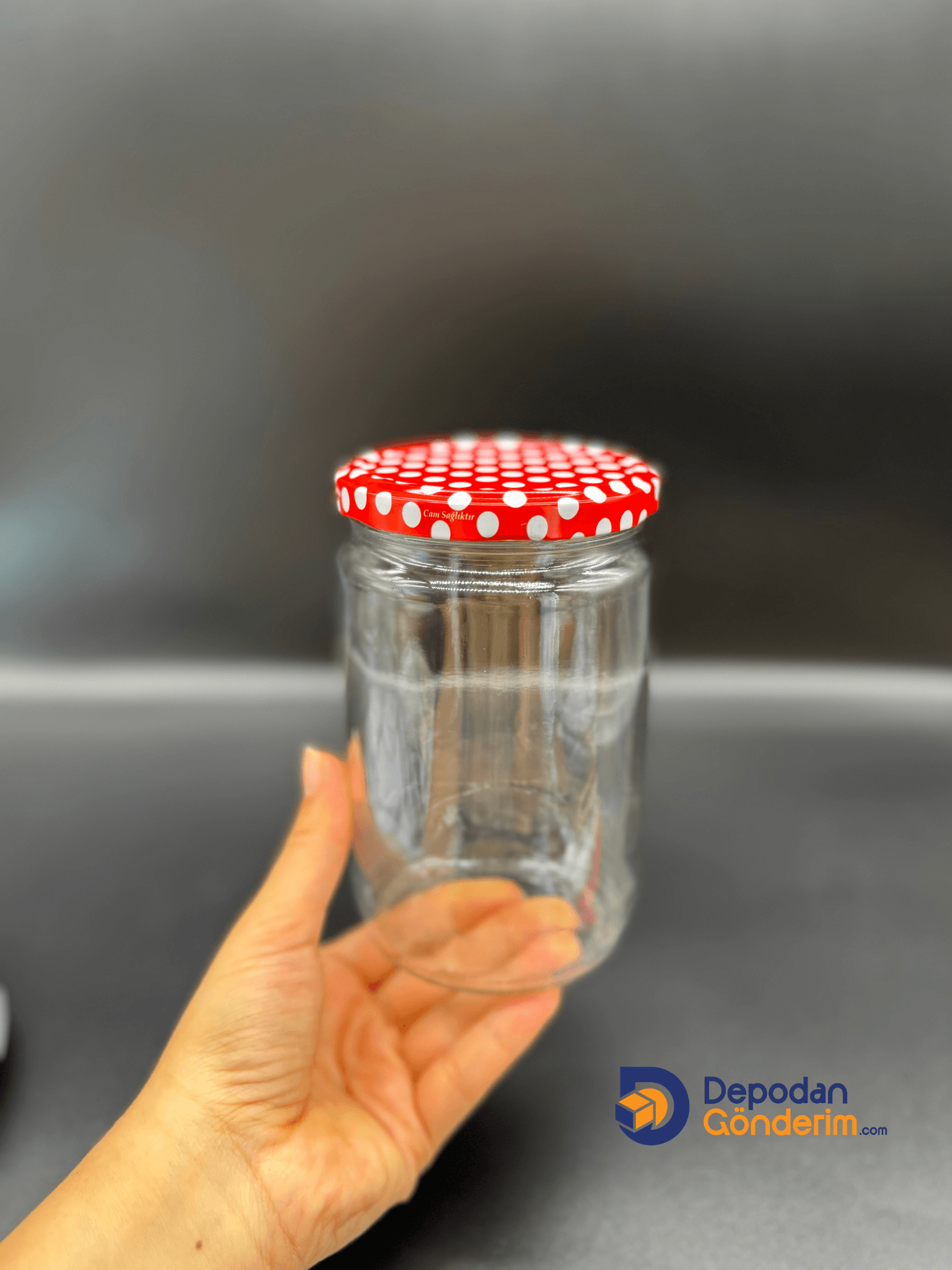 DP207 660cc Kavanoz Puantiyeli Kapaklı
