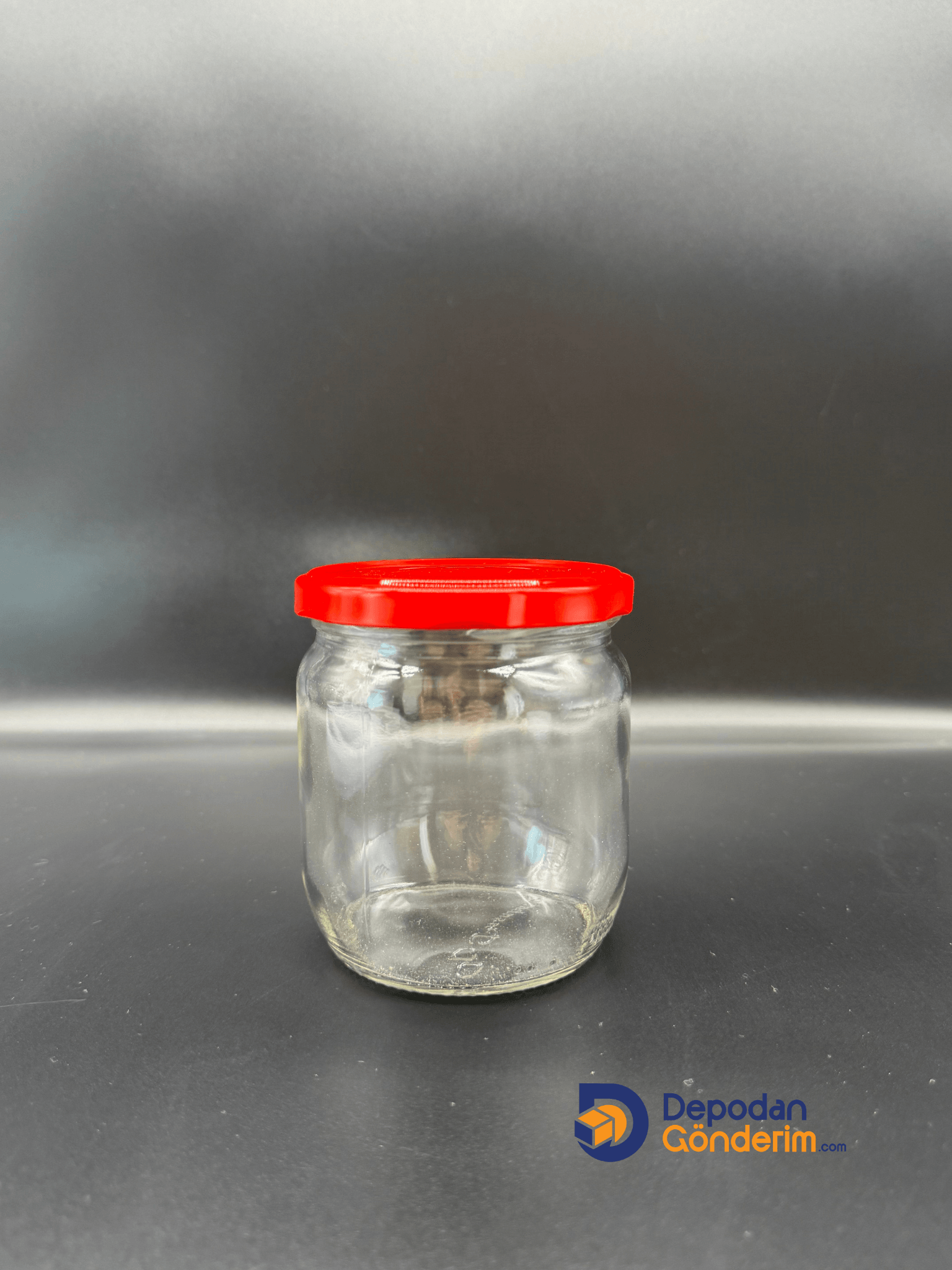 DP214 425cc Kavanoz Kırmızı Kapaklı