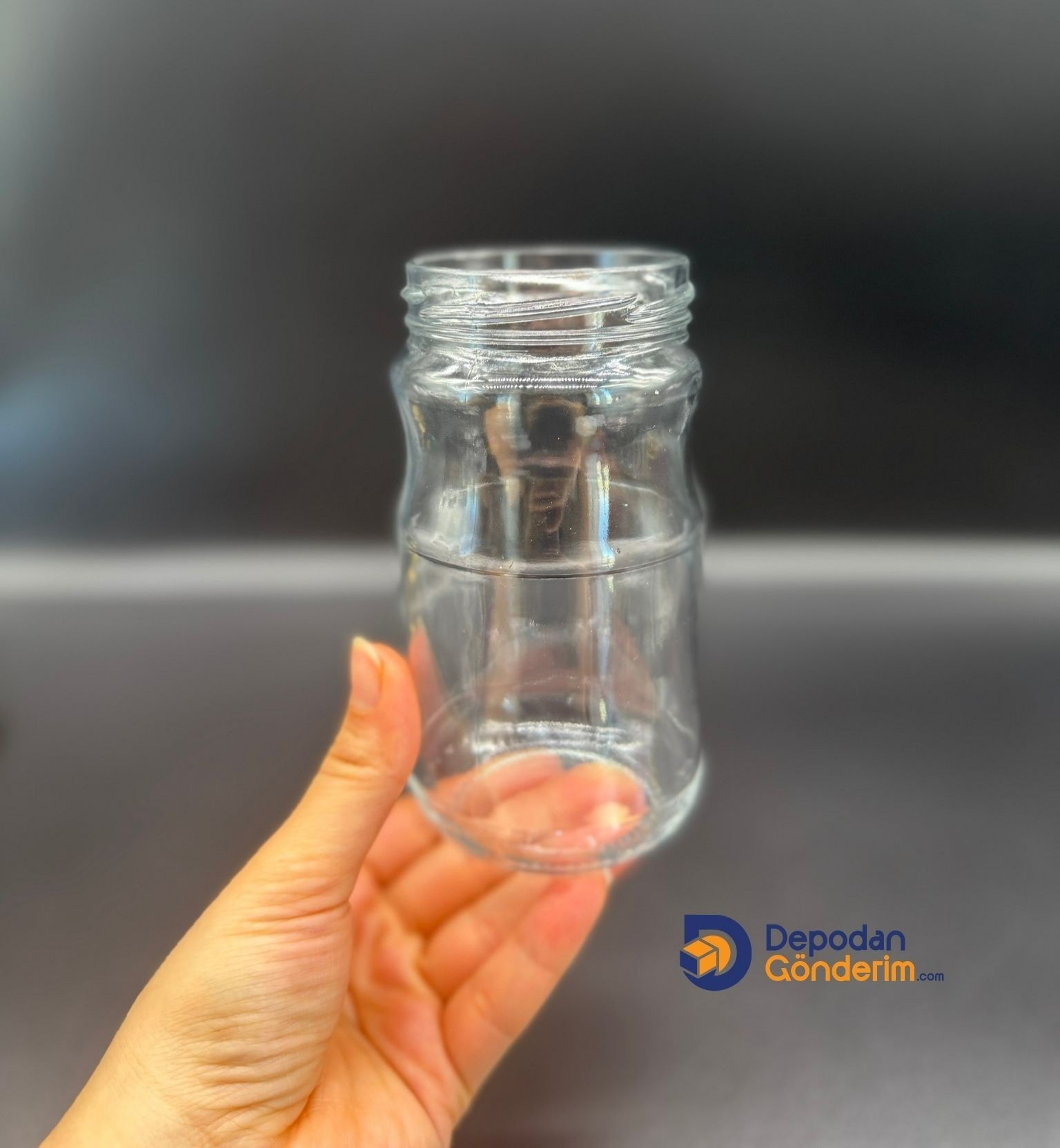 DP263 370cc Boğumlu Kavanoz Kapaksız