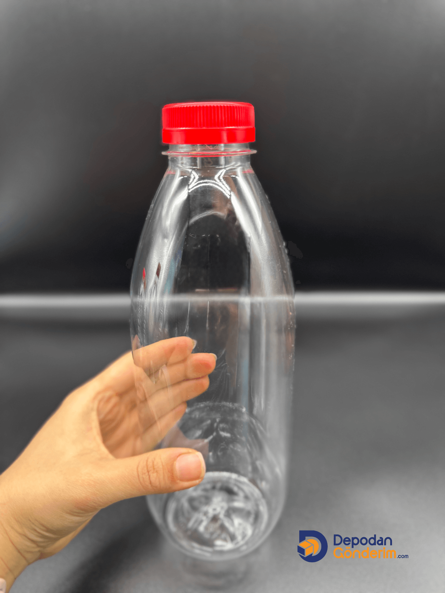 DP52 1000cc (1 Litre)  Tombul Kapaklı Pet Şişe 