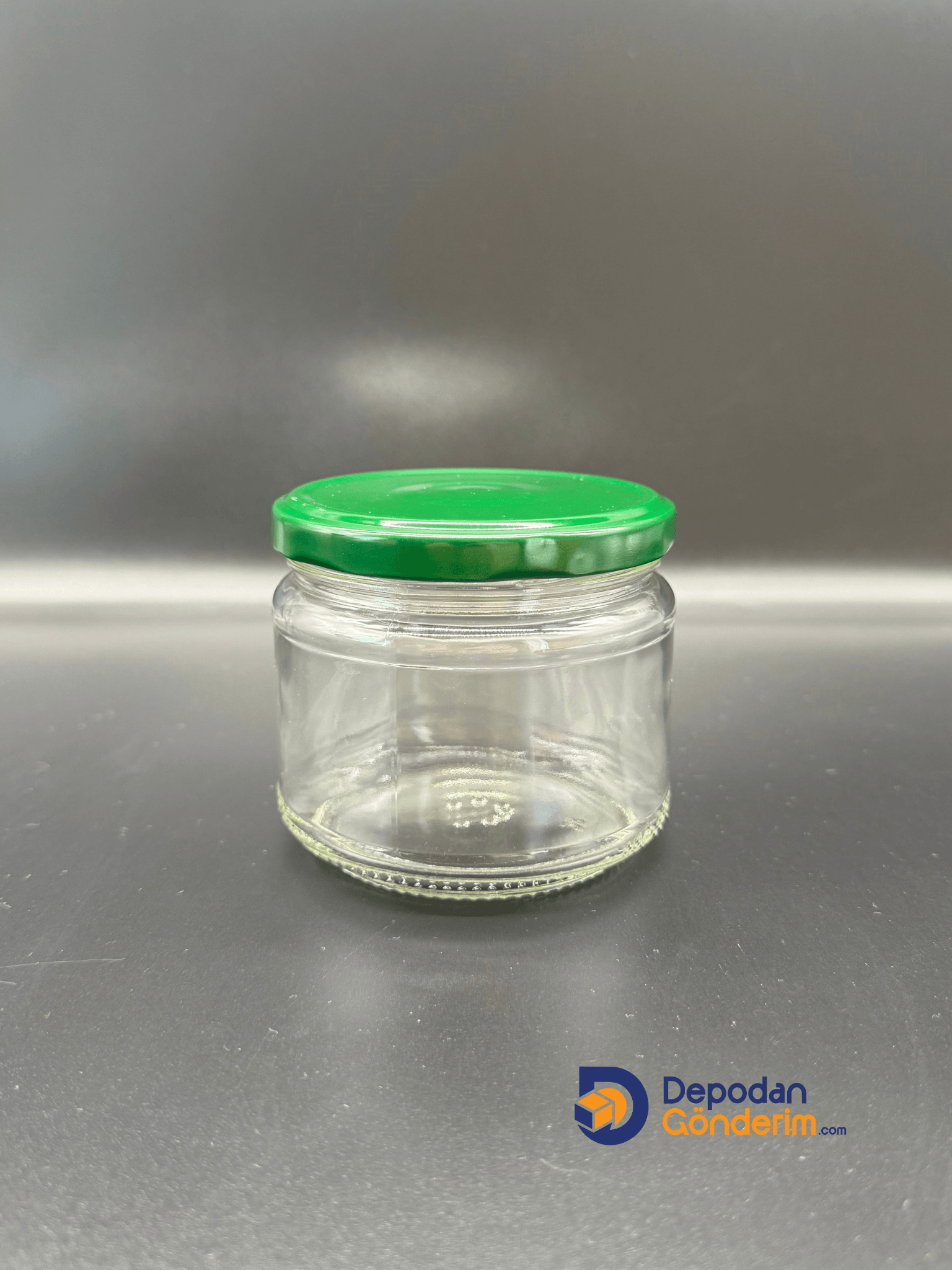 DP222 300cc Kavanoz Yeşil Kapaklı