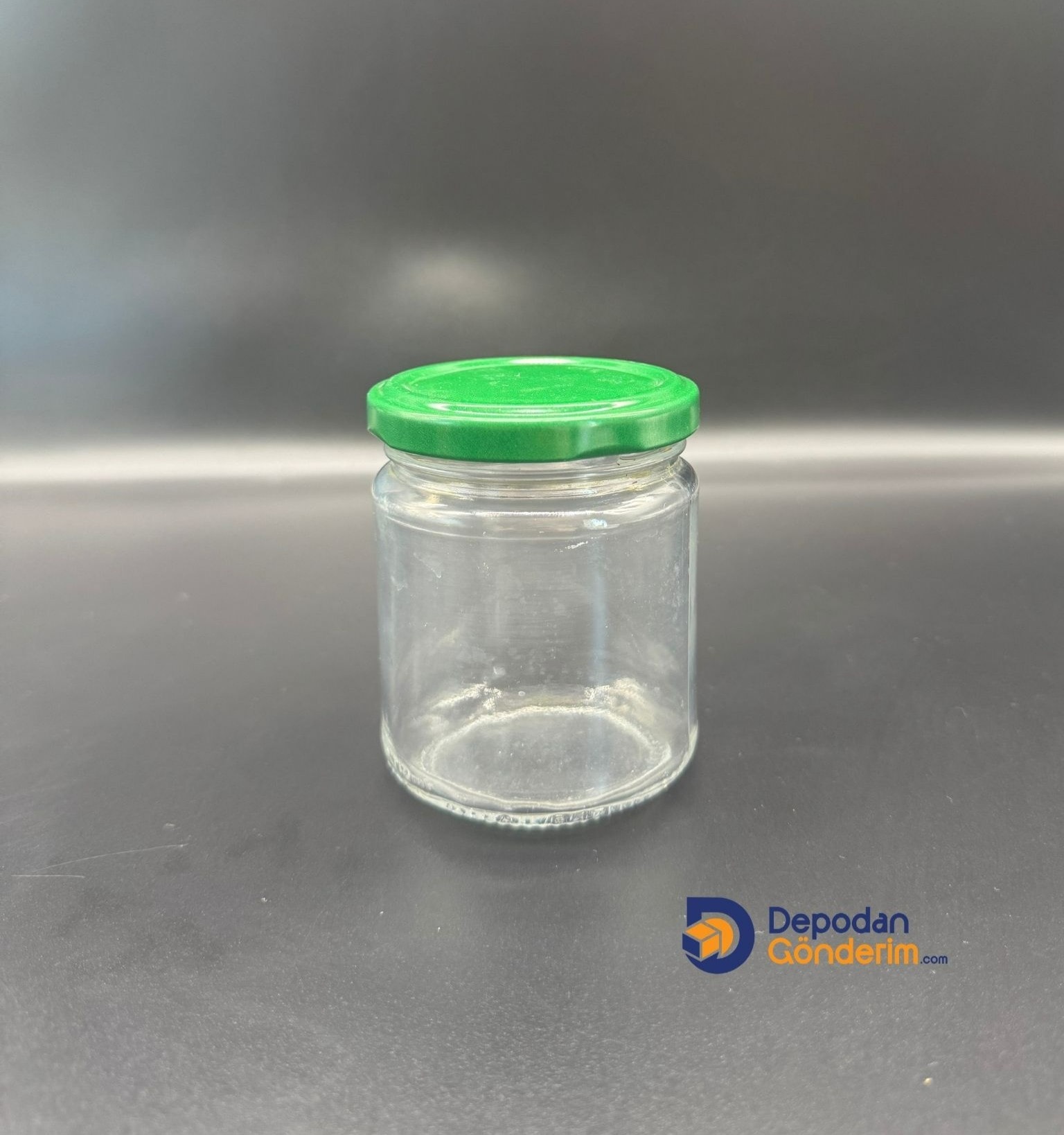 DP278 210cc Kavanoz Yeşil Kapaklı 