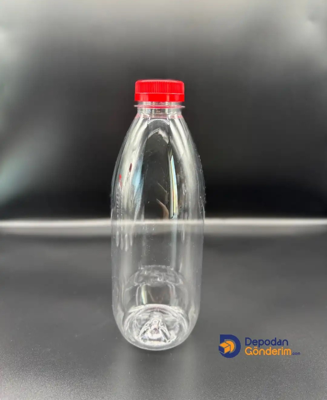 DP52 1000cc (1 Litre)  Tombul Kapaklı Pet Şişe 