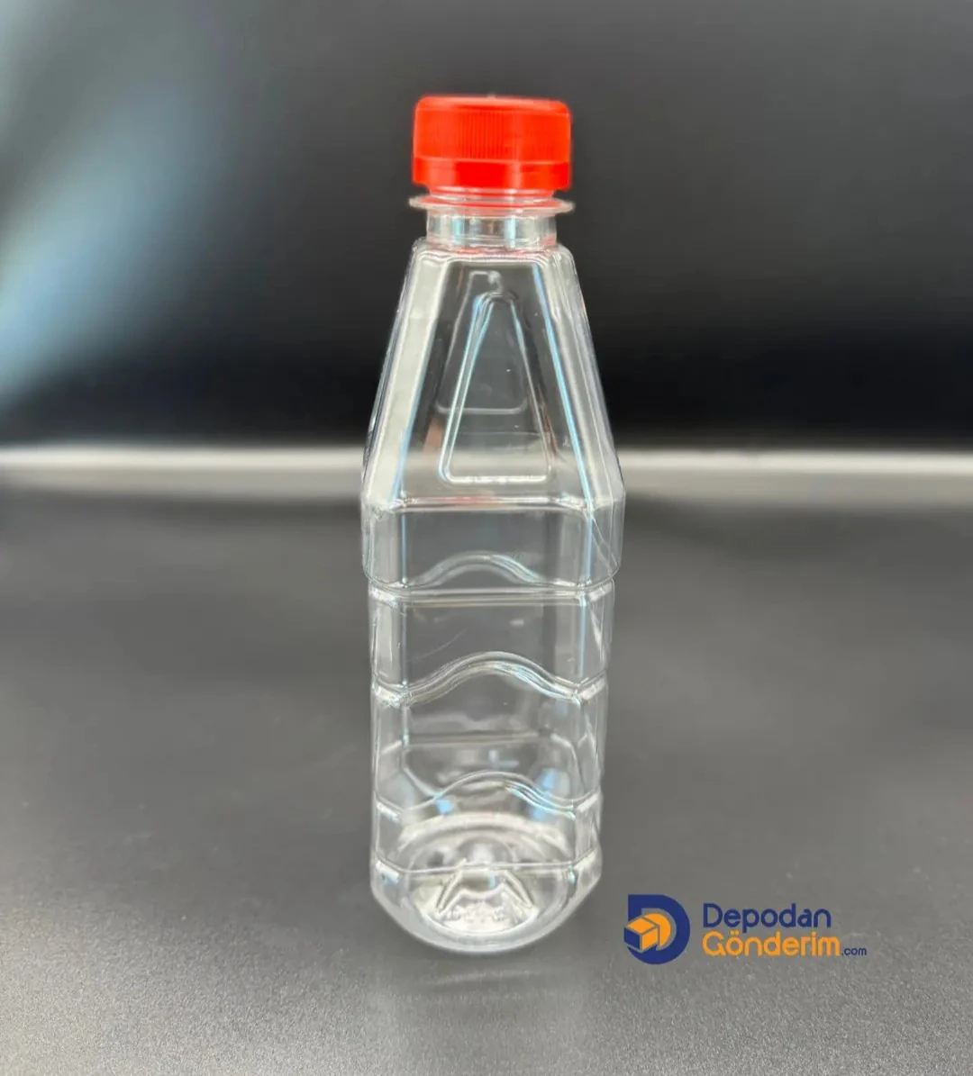 DP46 375cc Köşeli Standart Kapaklı Pet Şişe