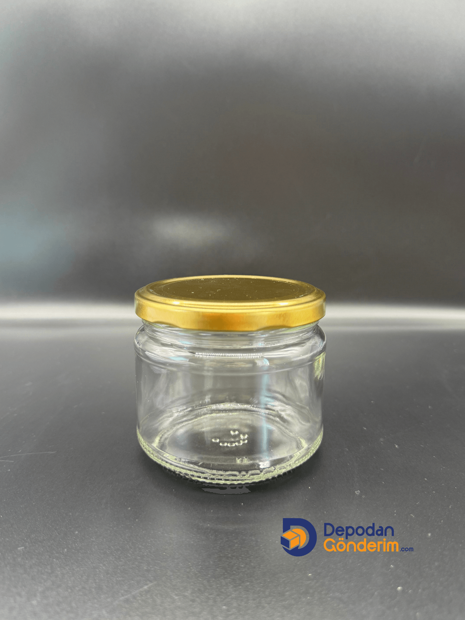 DP221 300cc Kavanoz Gold Kapaklı
