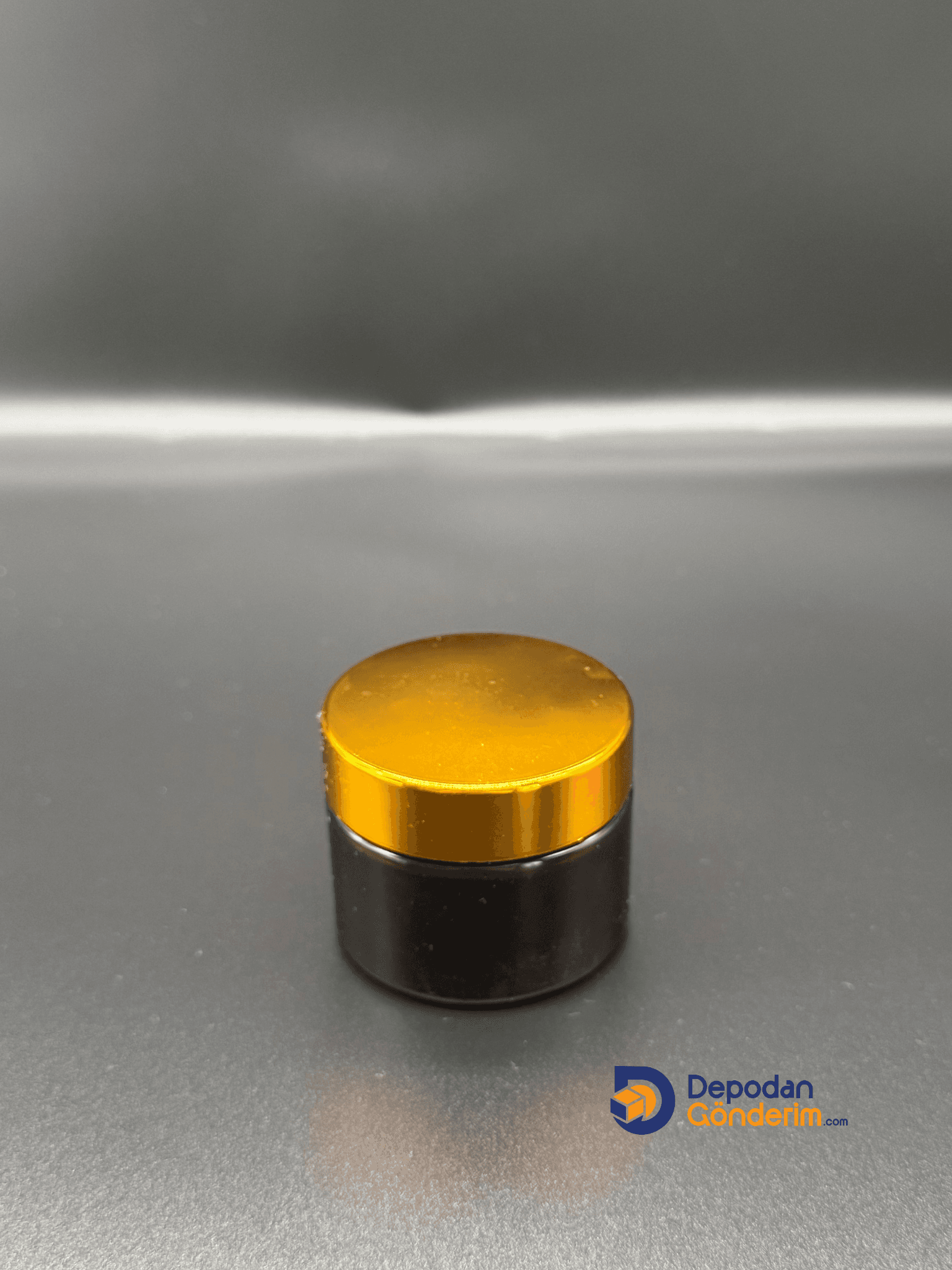 DP102 50cc Amber Cam Krem Kavanozu (Gold Kapaklı)