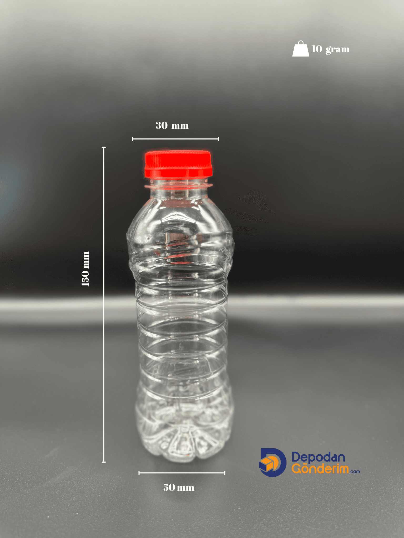 DP41 250cc Eko Standart Kapaklı Pet Şişe   