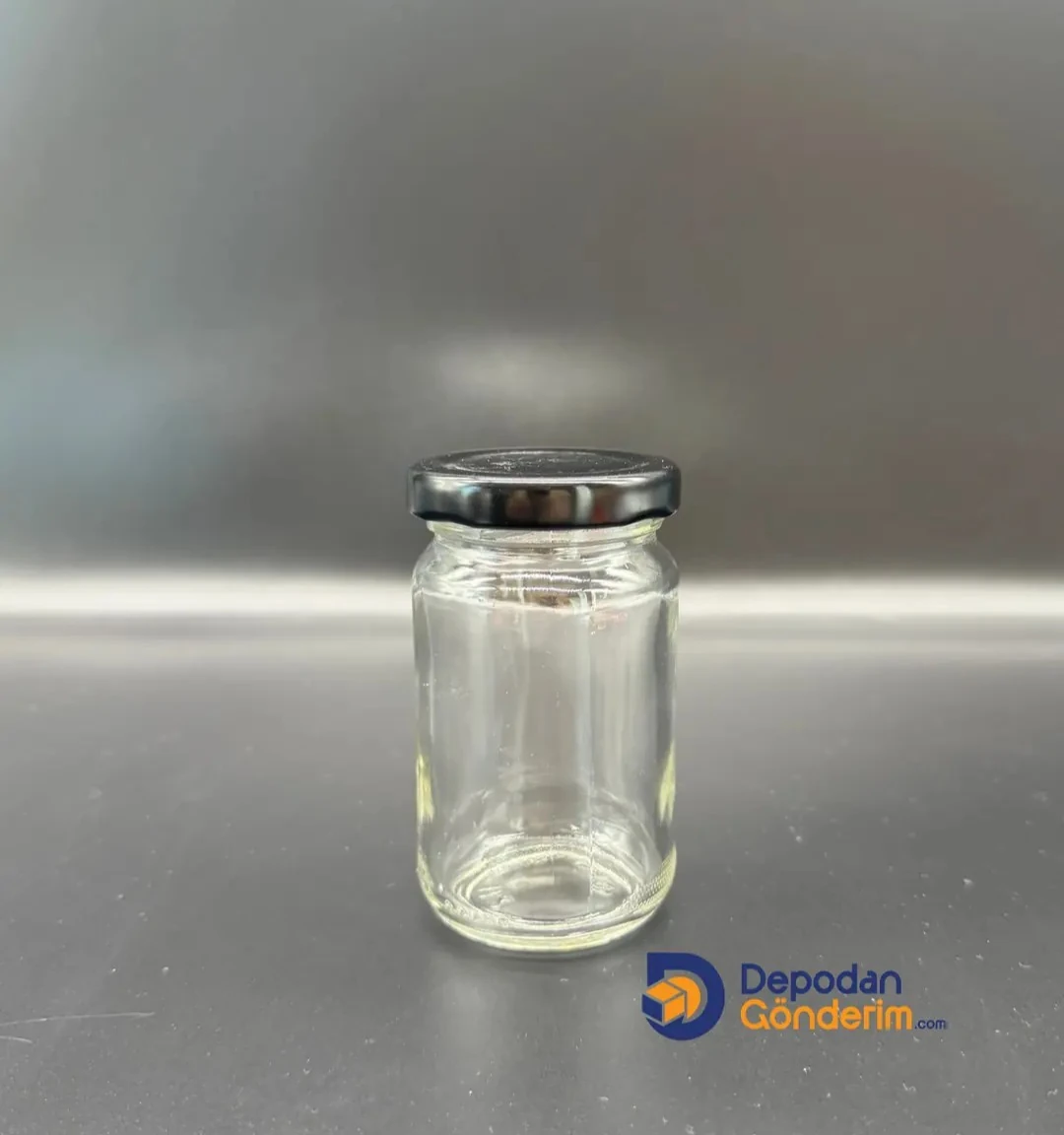 DP233 105cc Kavanoz Siyah Kapaklı