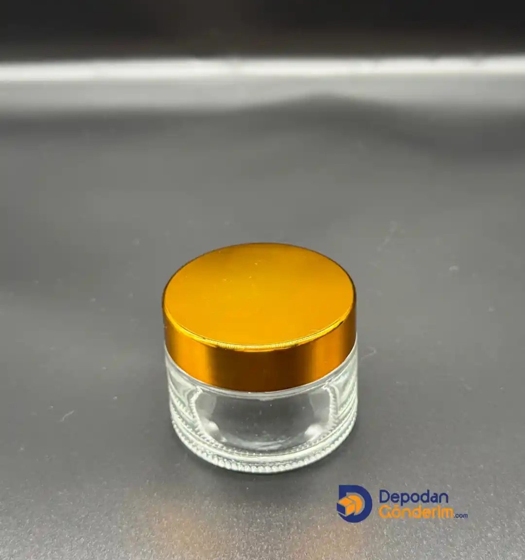 DP65 50cc İTHAL KREM KAVANOZU- GOLD KAPAKLI 