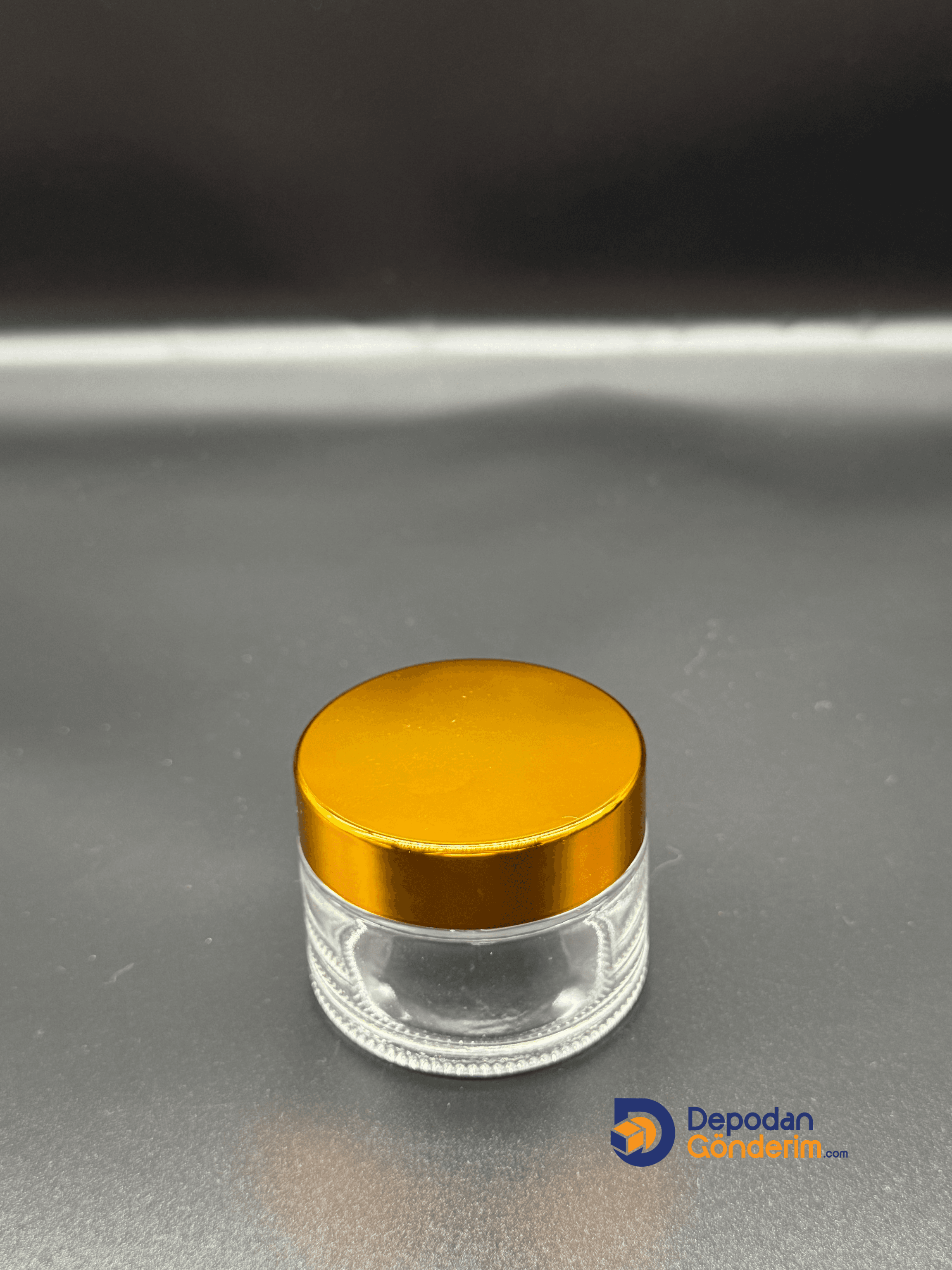 DP65 50cc İTHAL KREM KAVANOZU- GOLD KAPAKLI 