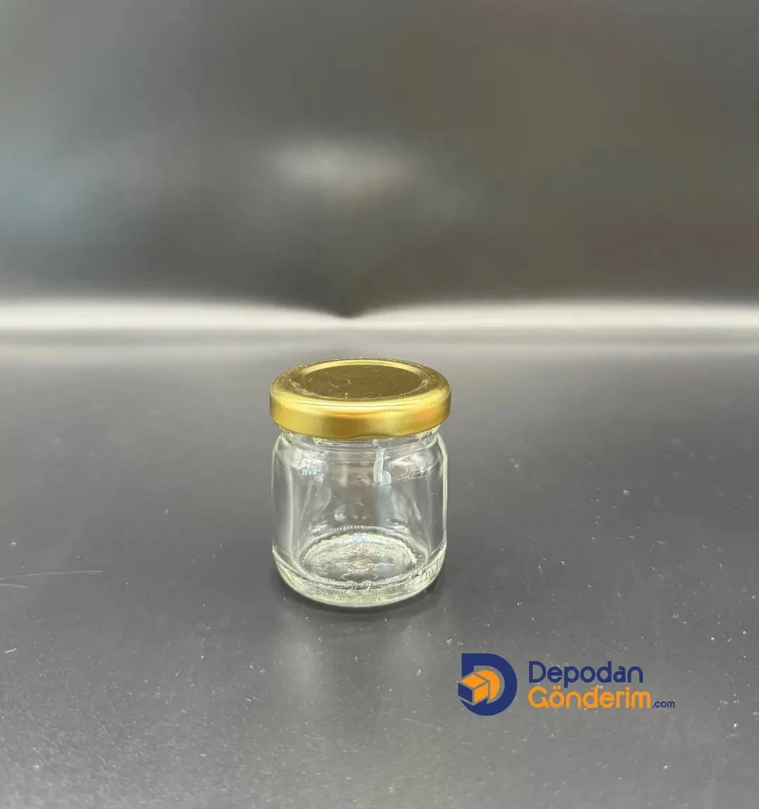 DP238 40cc Kavanoz Gold Kapaklı