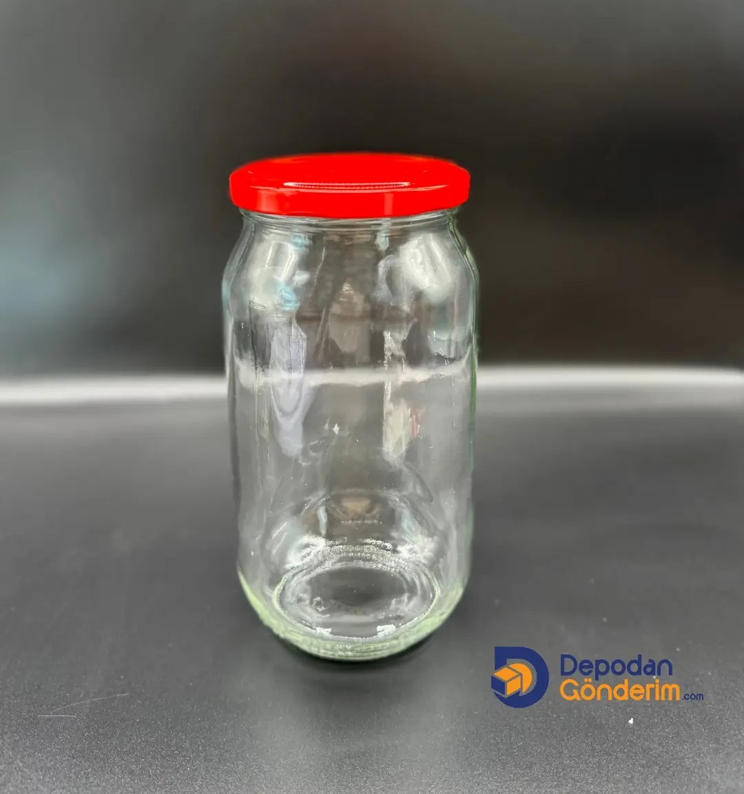 DP190 1000cc Kavanoz Kırmızı Kapaklı