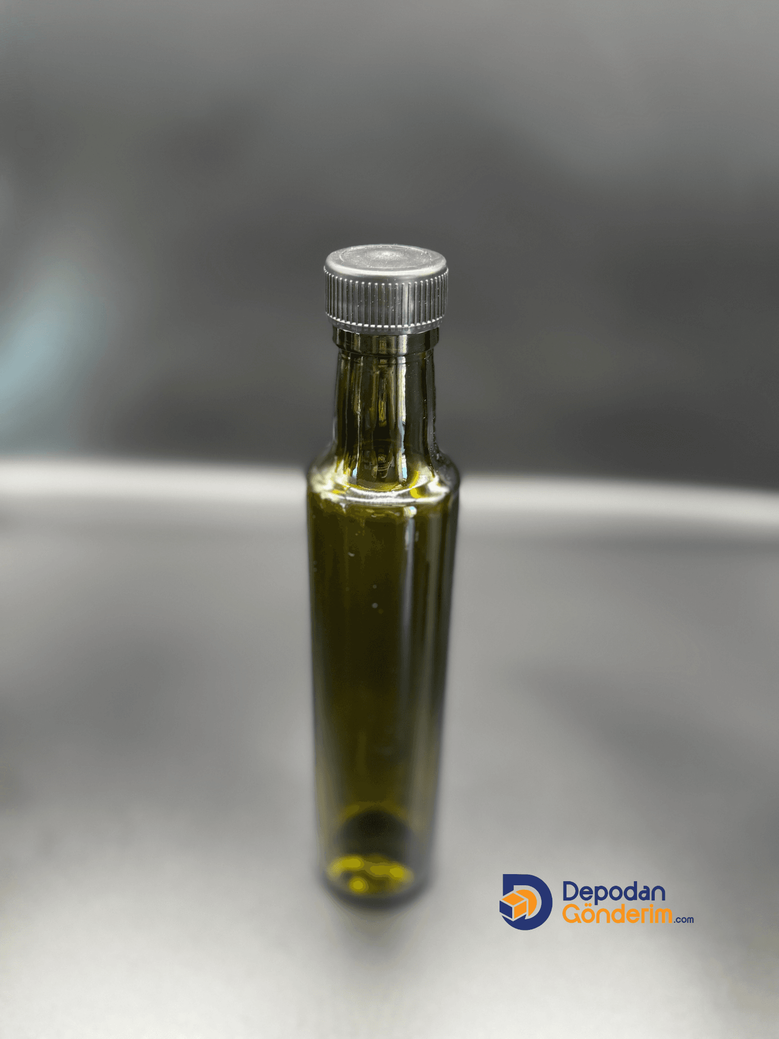 DP164 250cc Yeşil Dorika Şişe (Siyah Kilitli Eko Kapak) 