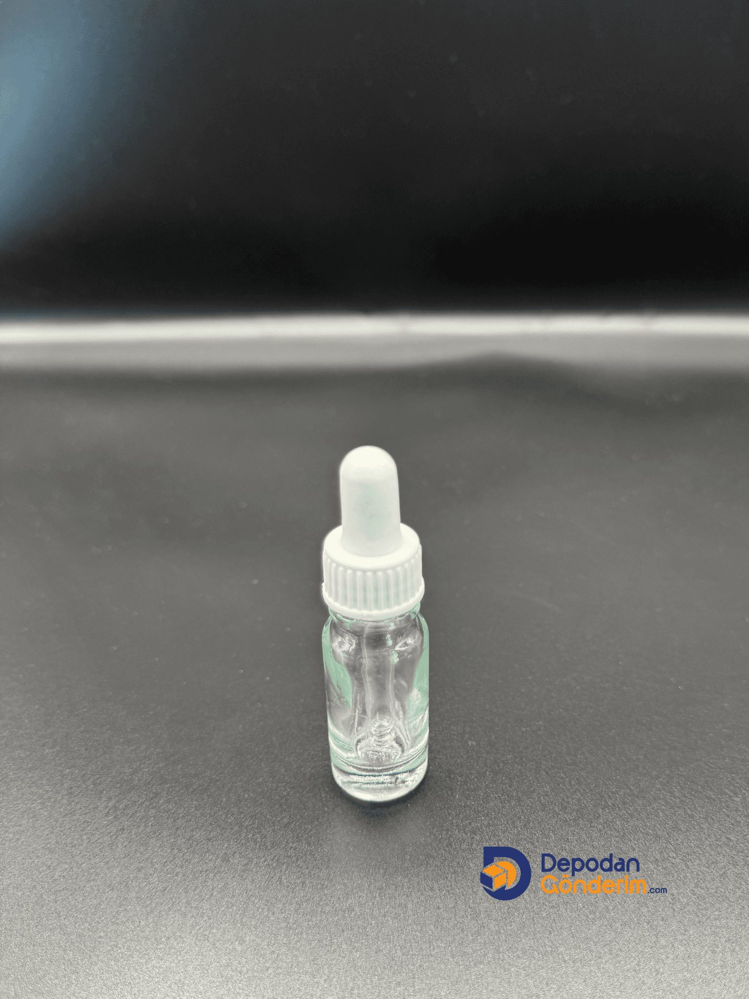DP81 10cc ŞEFFAF CAM DAMLALIKLI - PLASTİK BEYAZ KAPAKLI ŞİŞE 