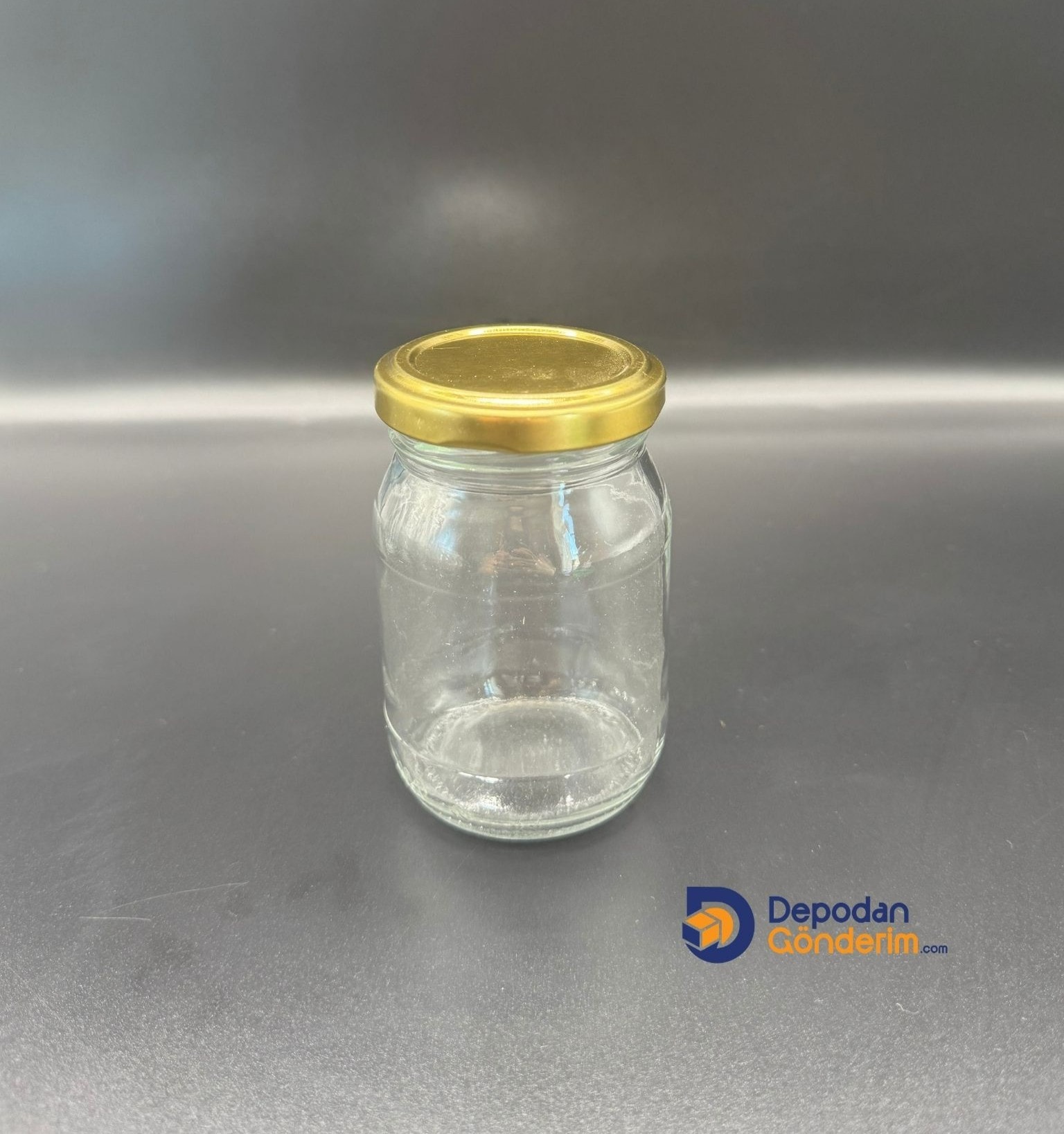 DP271 190cc Kavanoz Gold Kapaklı 
