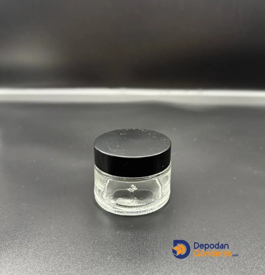 DP67 50cc İTHAL KREM KAVANOZU- SİYAH KAPAKLI     