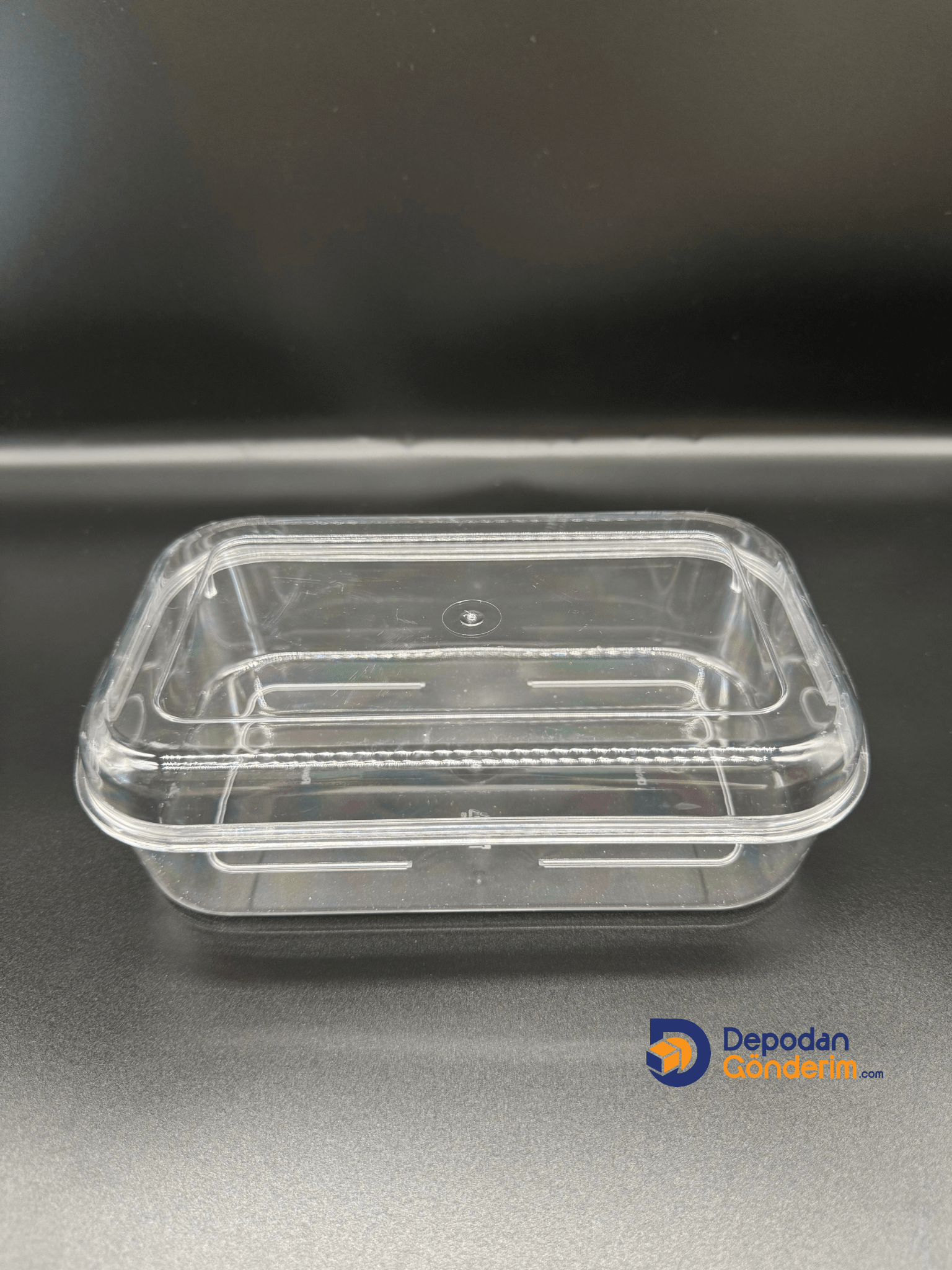 DP08 500 cc Kapaklı Yarım Kilo Profiterol Kabı 