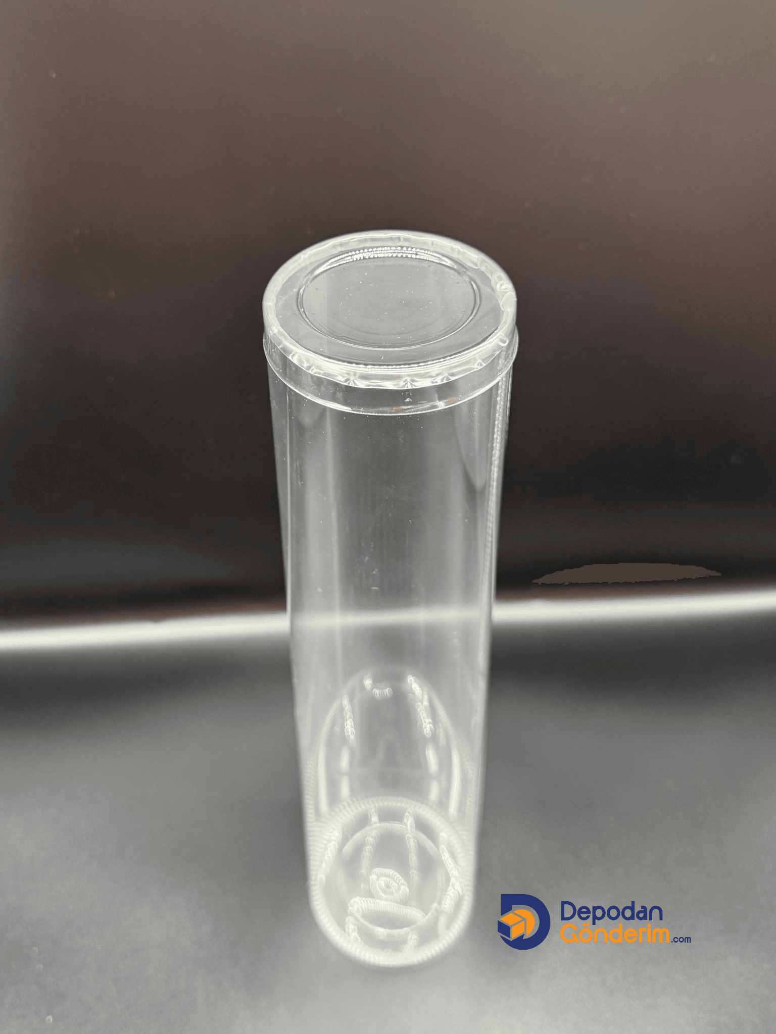 DP21 70*300  Silindir Plastik Kurabiye Kabı  