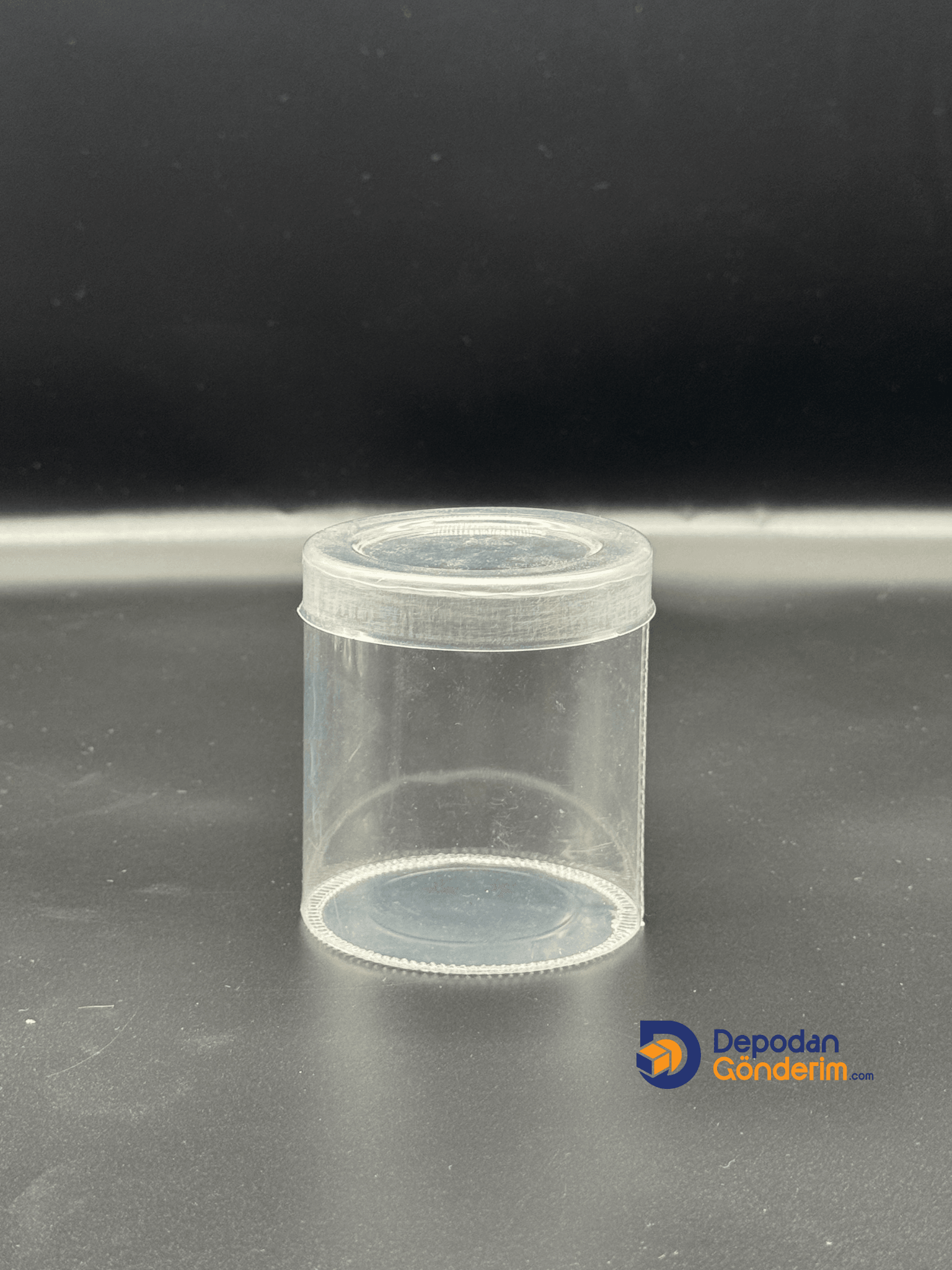 DP24 80*70 Silindir Plastik Kurabiye Kabı
