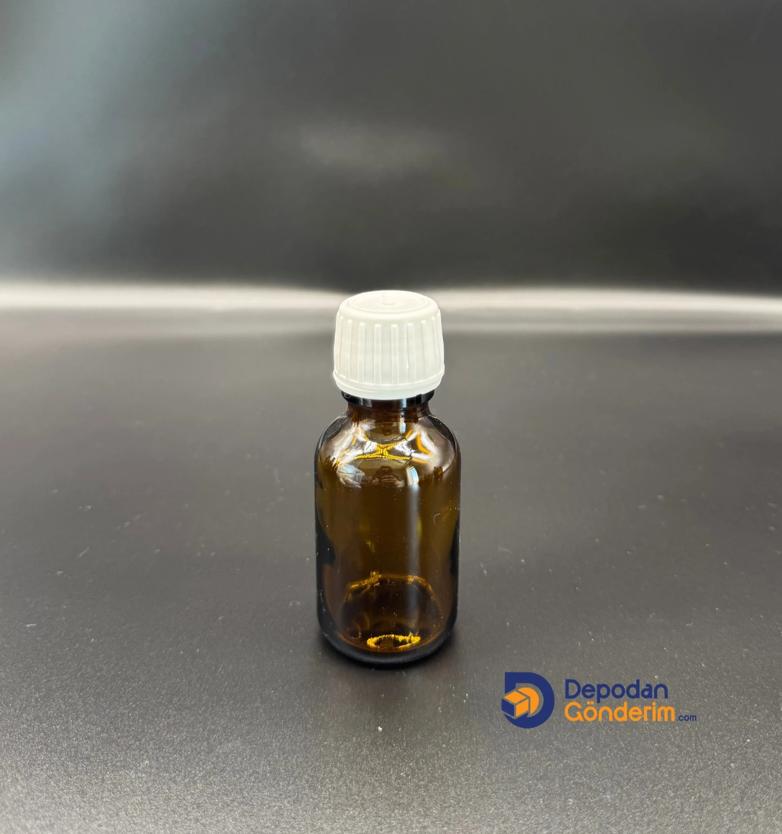 DP112 50cc Ecza Cam Şişe (Kilitli Beyaz Kapaklı)   