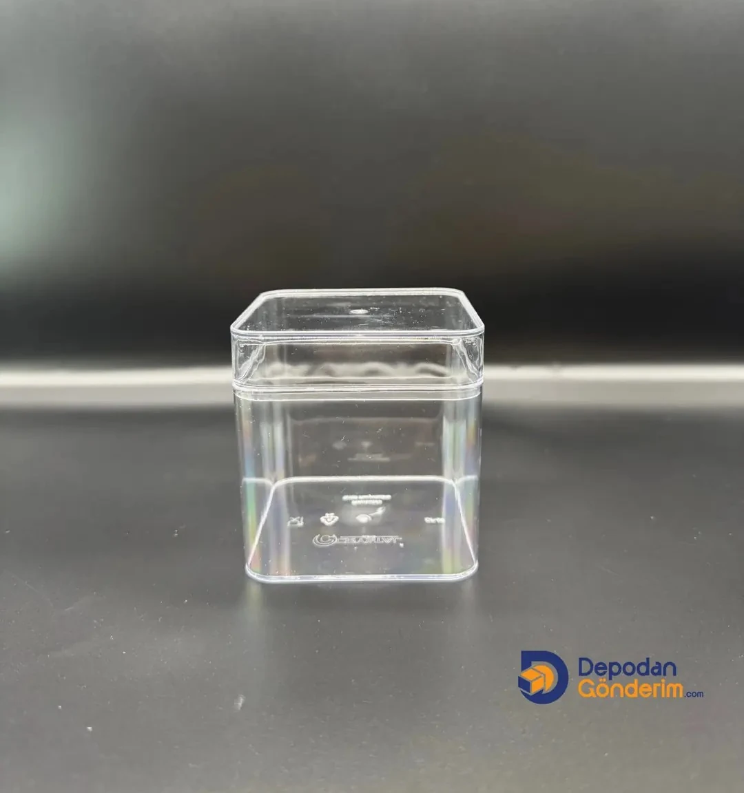 DP09 270cc Kare Tatlı Kabı (kapaklı) 