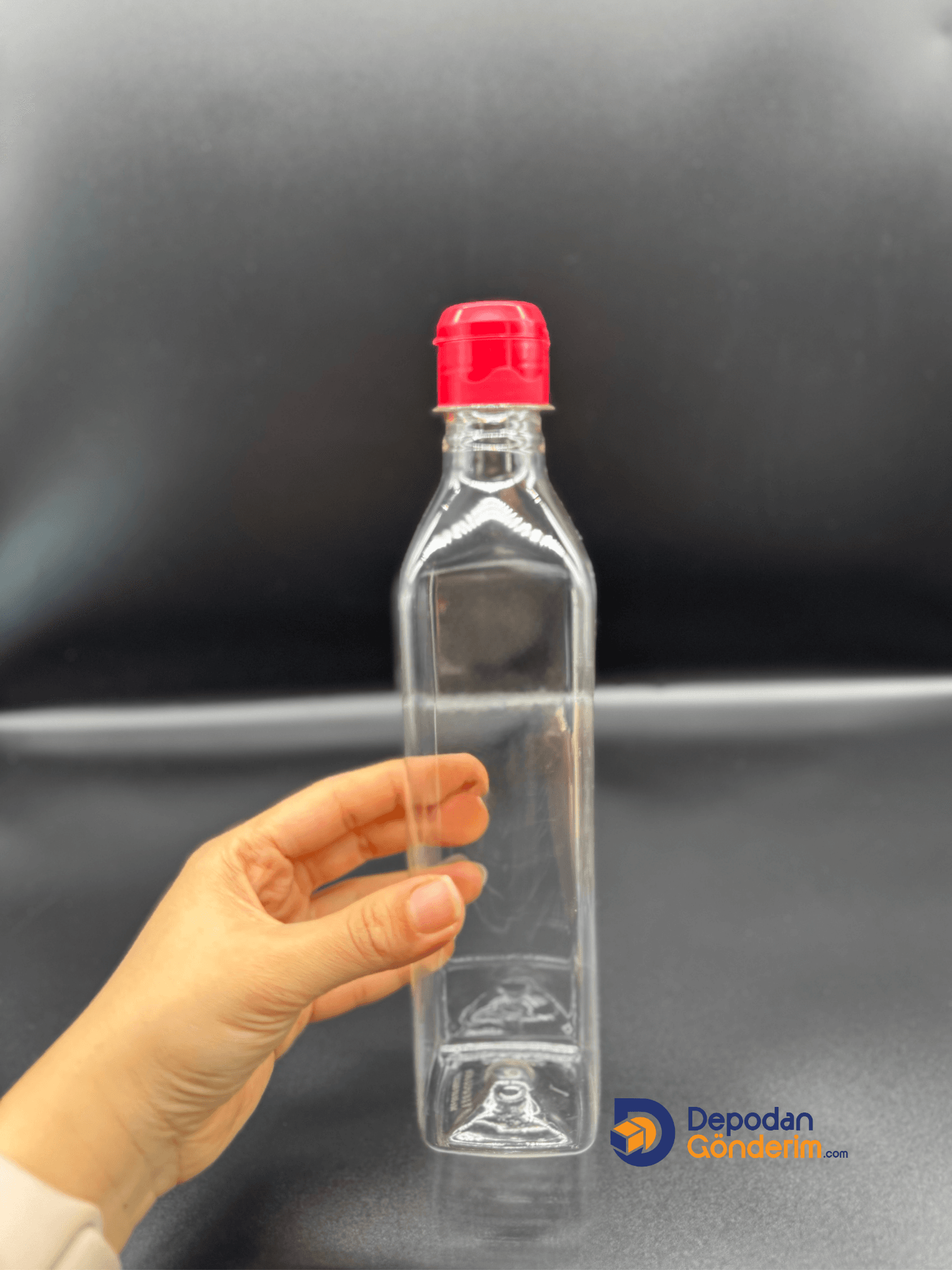 DP54 500cc Maraska Köşeli Filiptop Kapaklı Pet Şişe 