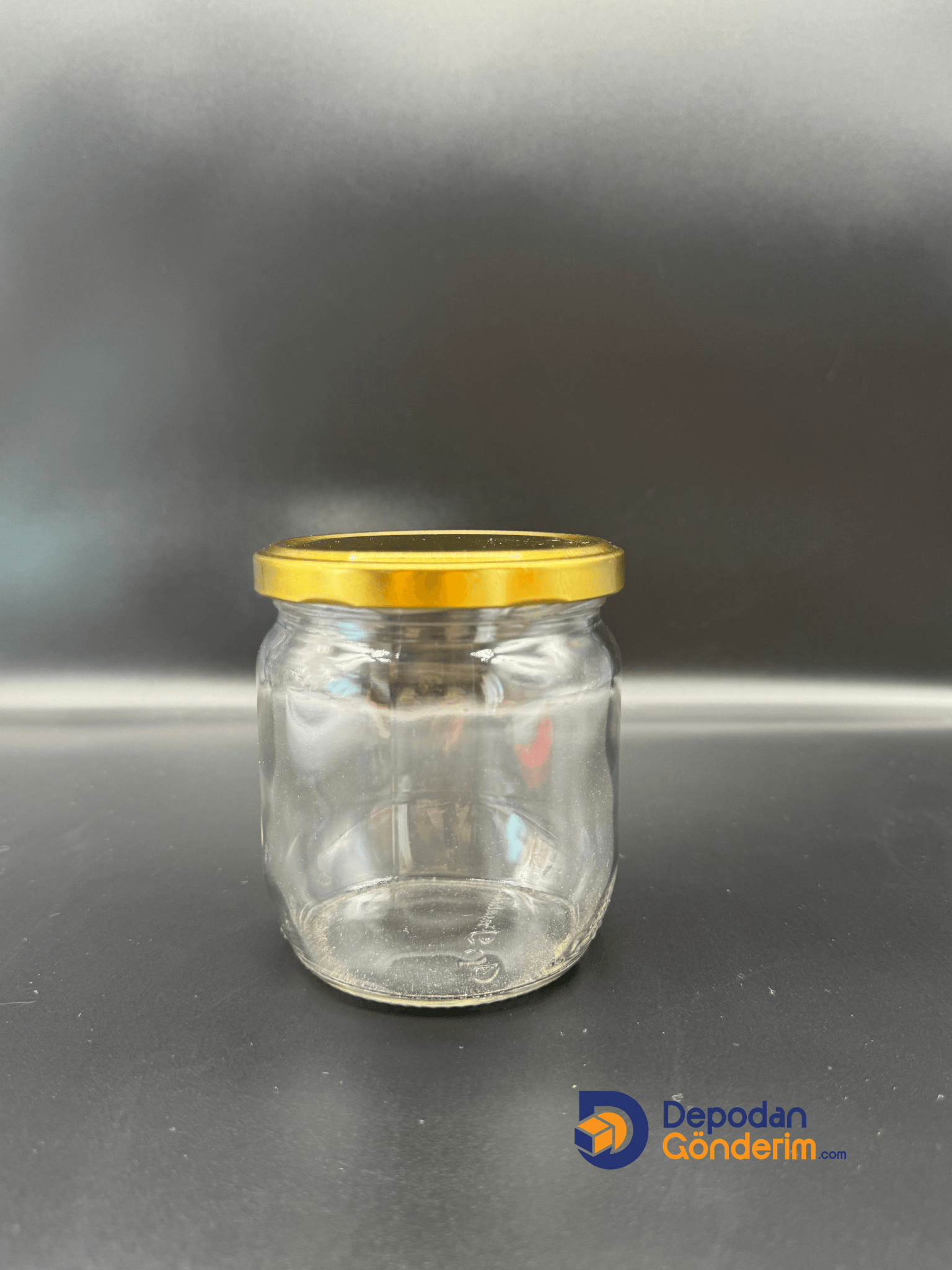 DP212 425cc Kavanoz Gold Kapaklı