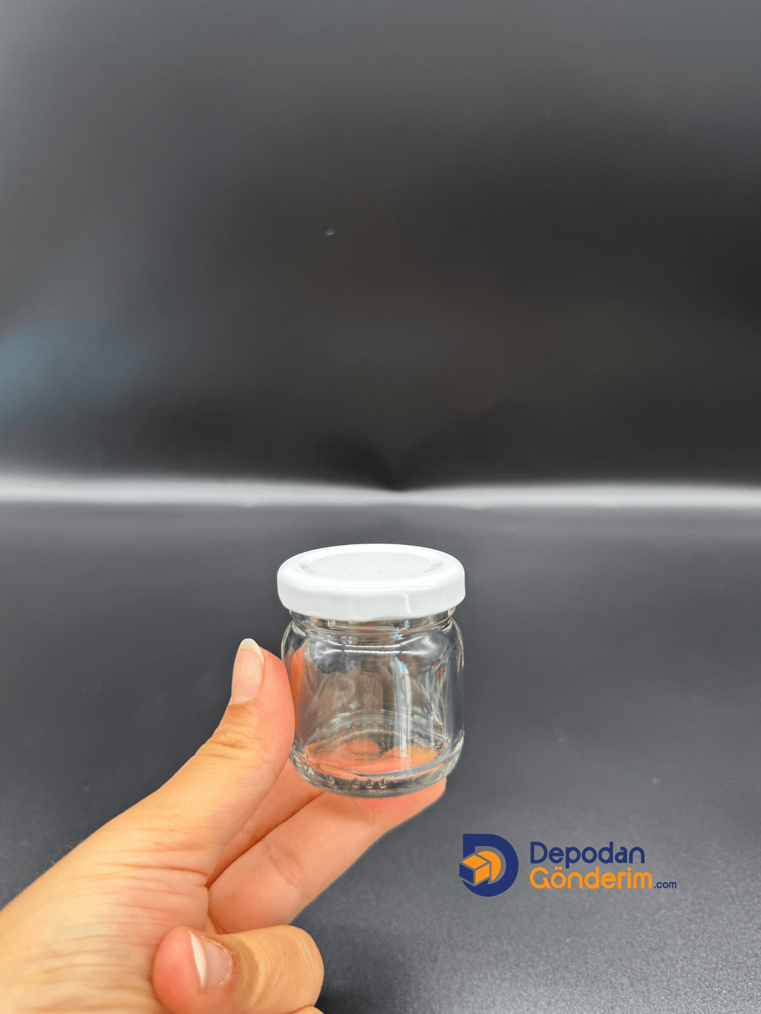 DP239 40cc Kavanoz Beyaz Kapaklı
