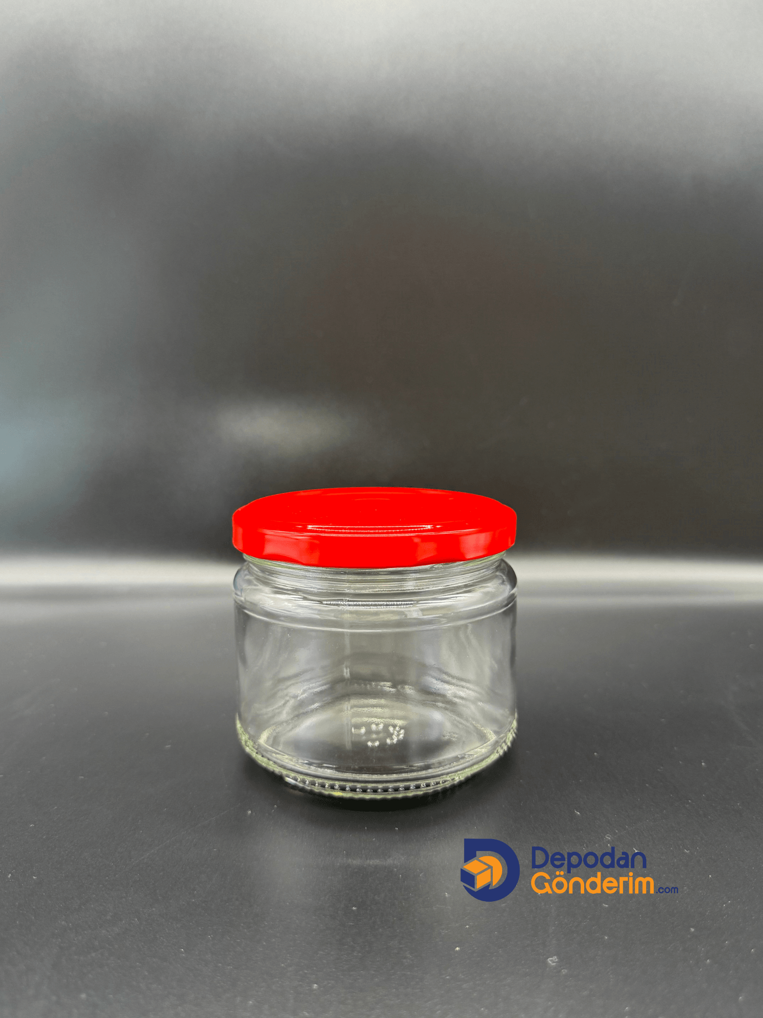 DP217 300cc Kavanoz Kırmızı Kapaklı
