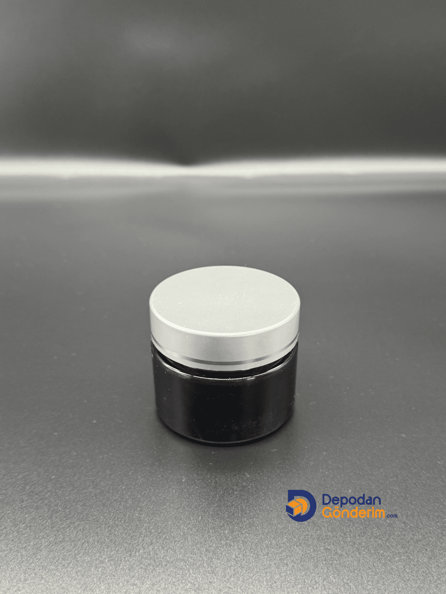DP104 50cc Amber Cam Krem Kavanozu (Gümüş Kapaklı)