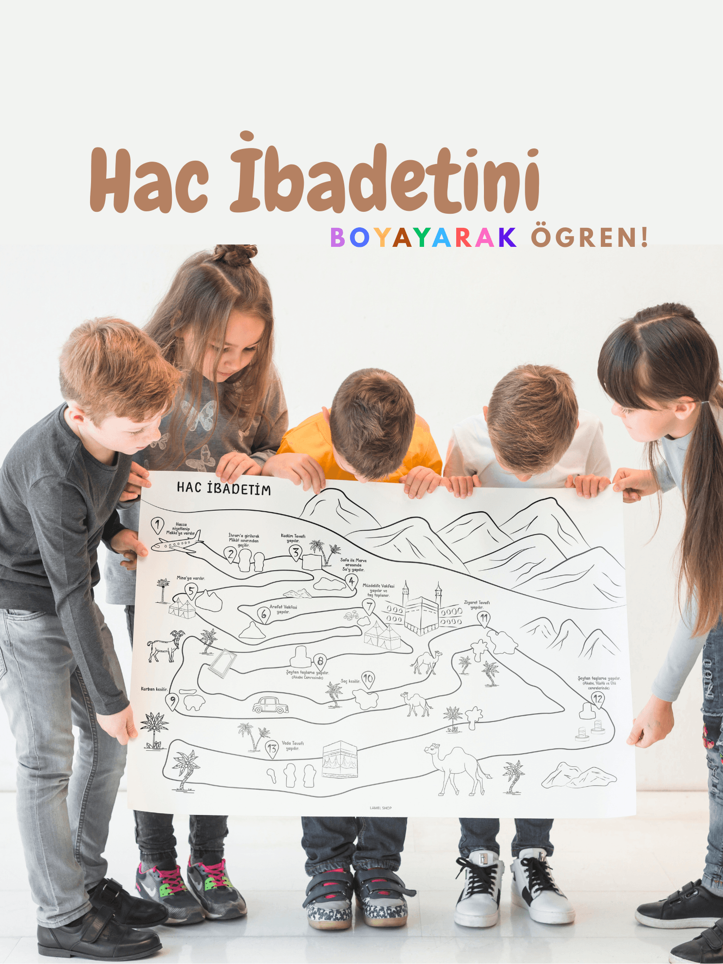 Hac İbadetim - Boyama ve Öğrenme Seti