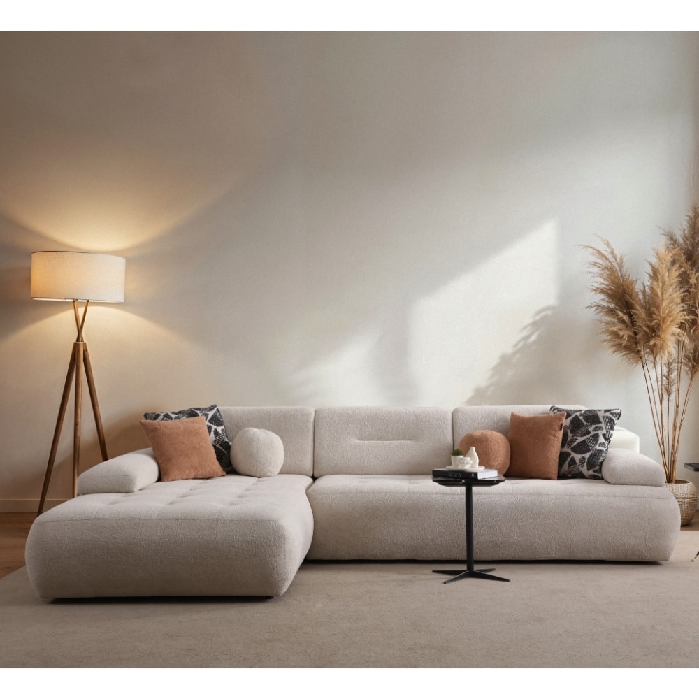 Pier Bazalı Modern Mekanizmalı Relax L Köşe - Premium Seri