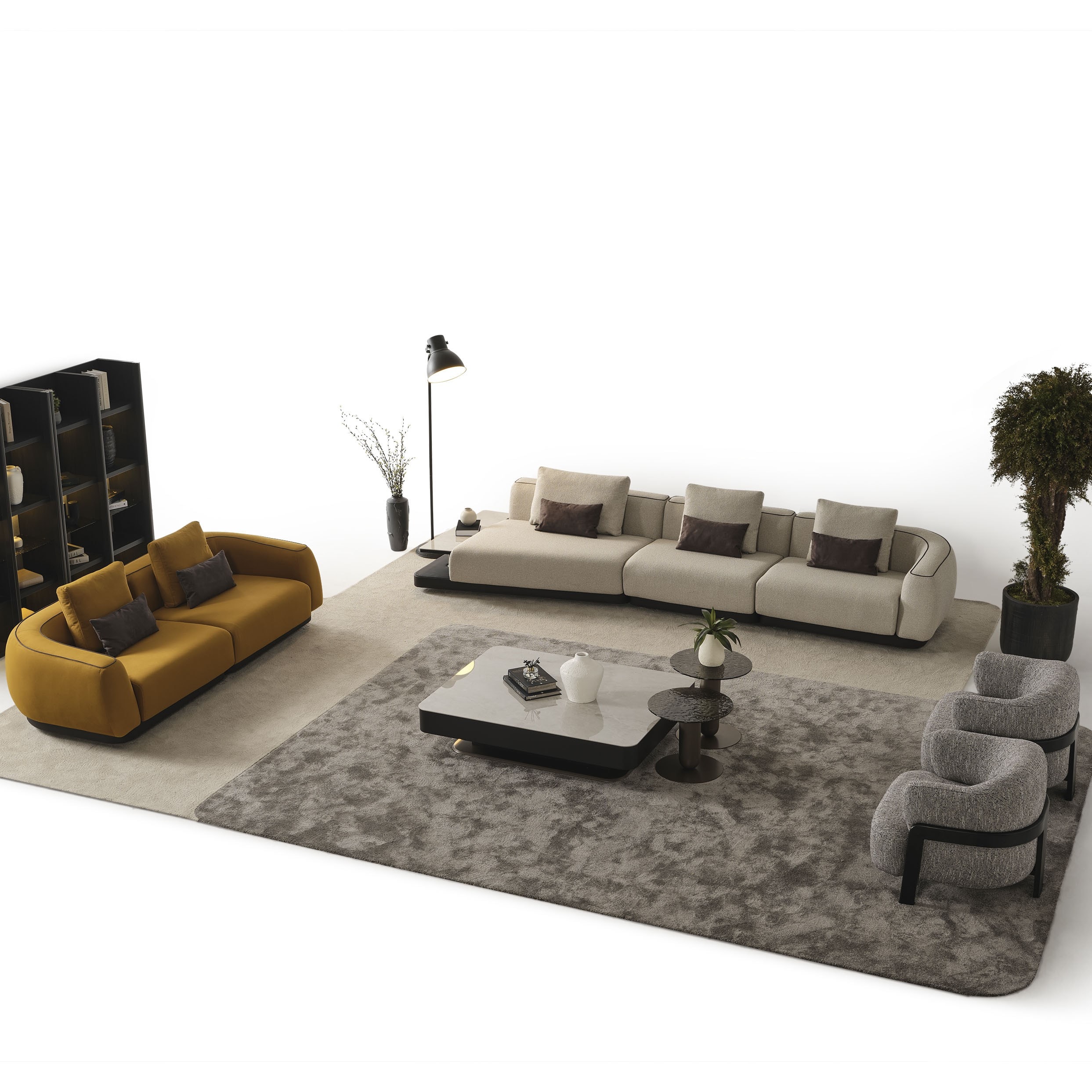 Moon Vol3 Relax Sofa+3+1+1 Koltuk Takımı