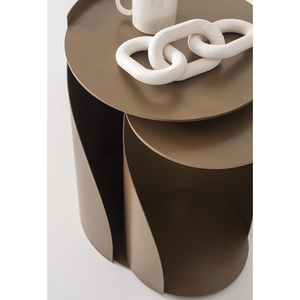 Belinda İkili Yan Sehpa Seti