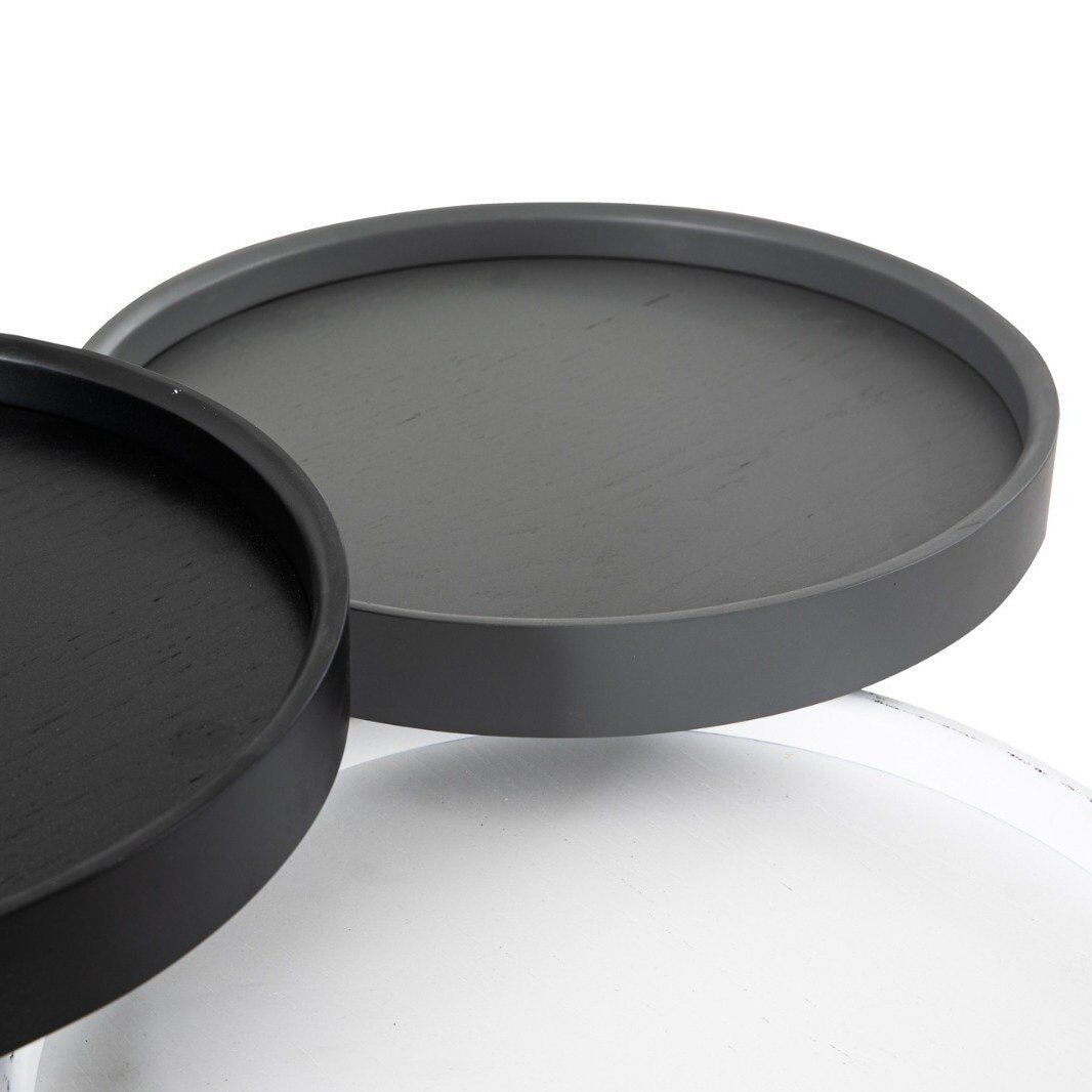 Ren Vol1 Üçlü Zigon Sehpa Set