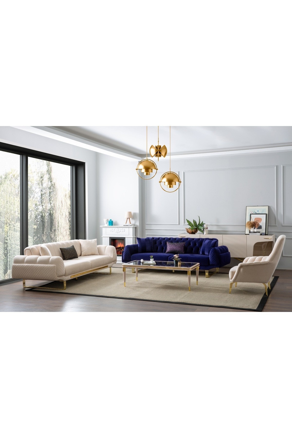 Dortmund Koltuk Takımı 3+3+1