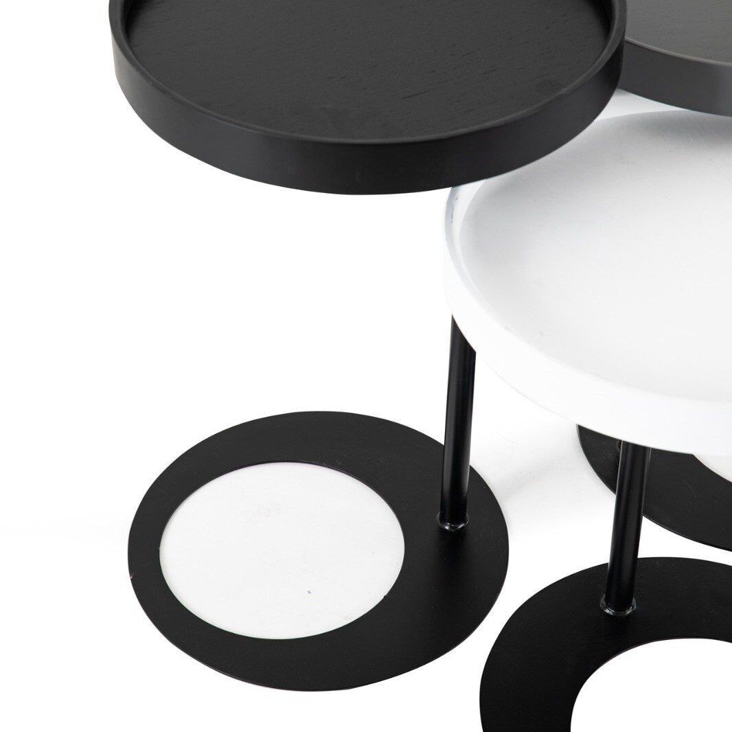 Ren Vol1 Üçlü Zigon Sehpa Set