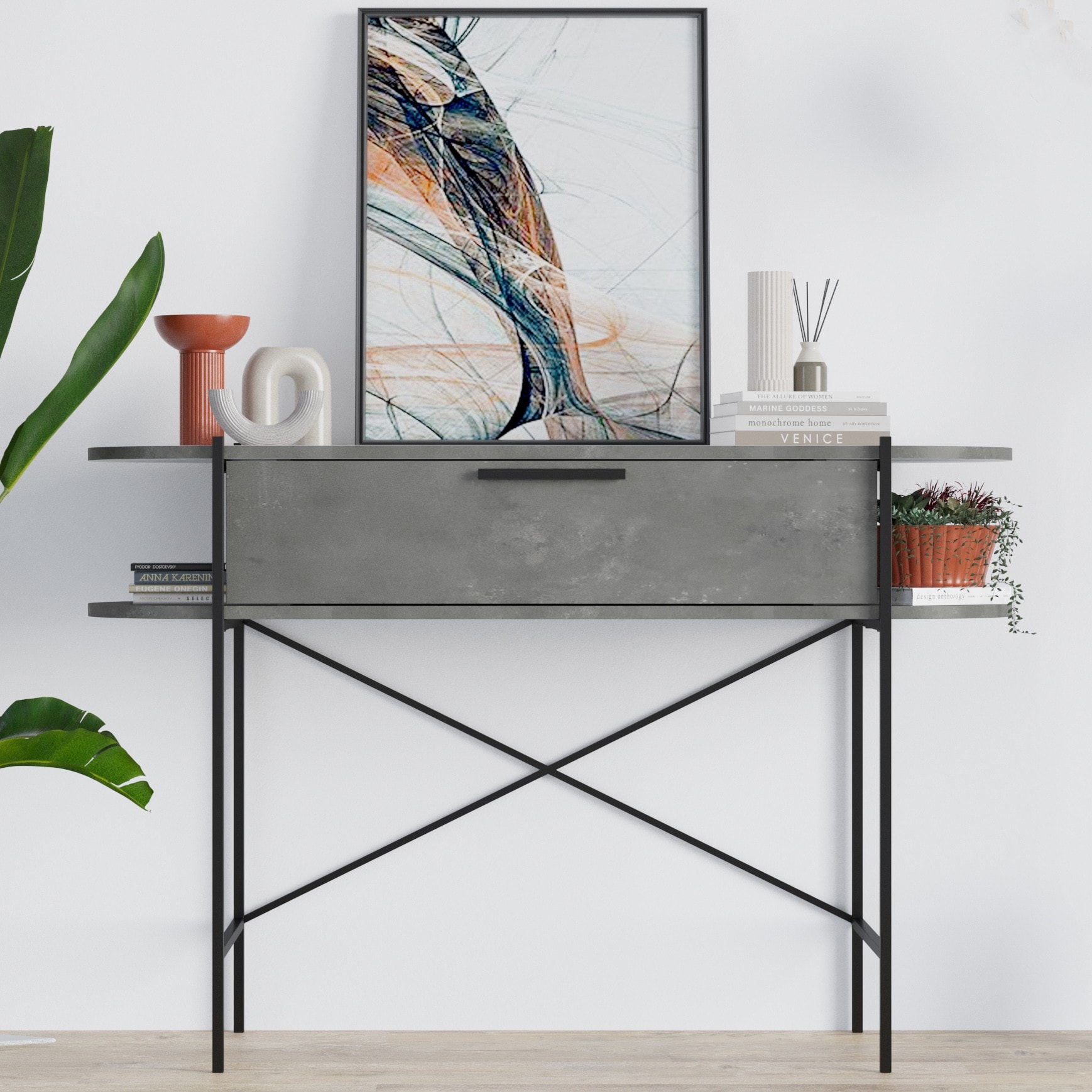 Otis Console Remastered Retro Grey - White