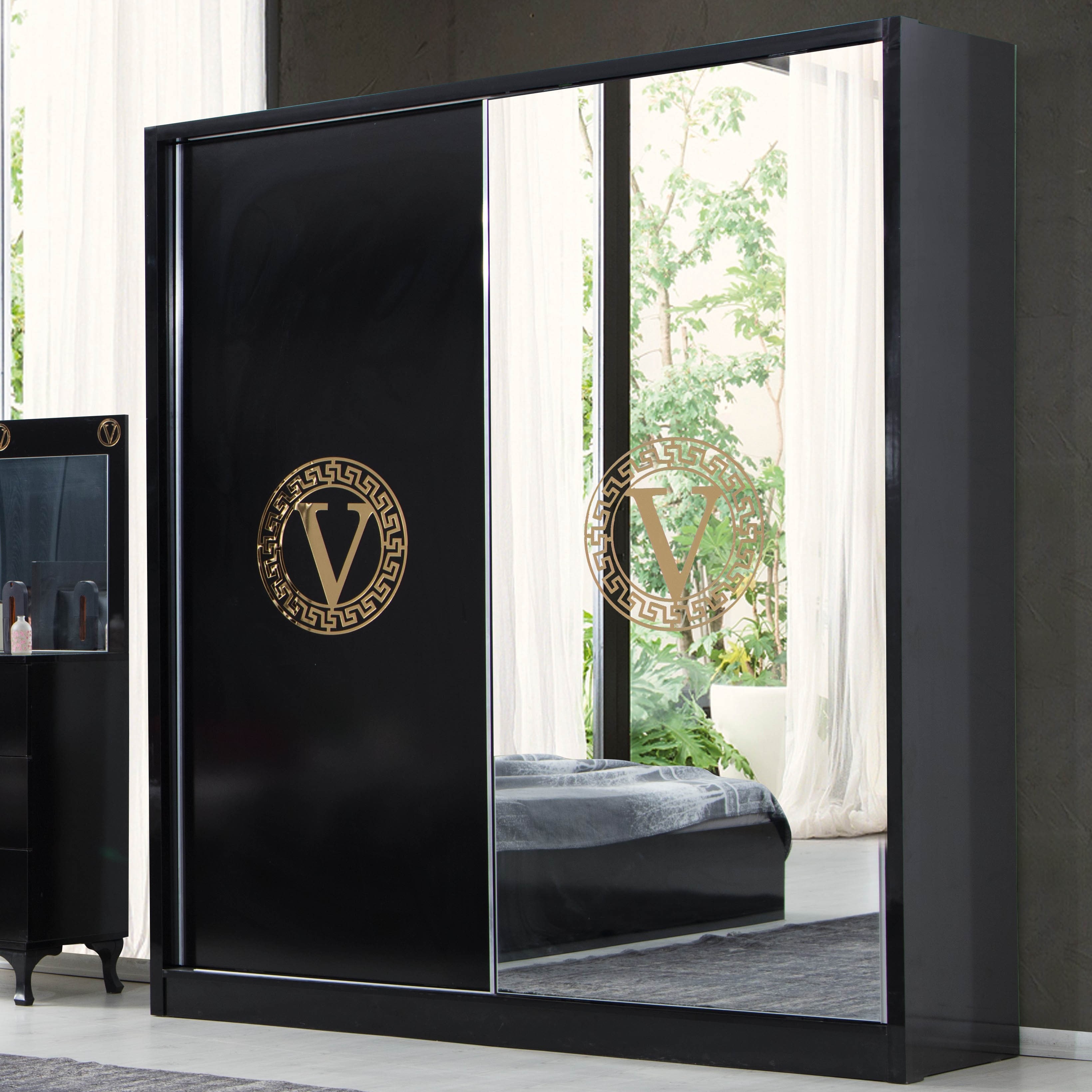 New Versace Vol2 Bedroom ( Wardrobe with 180cm )