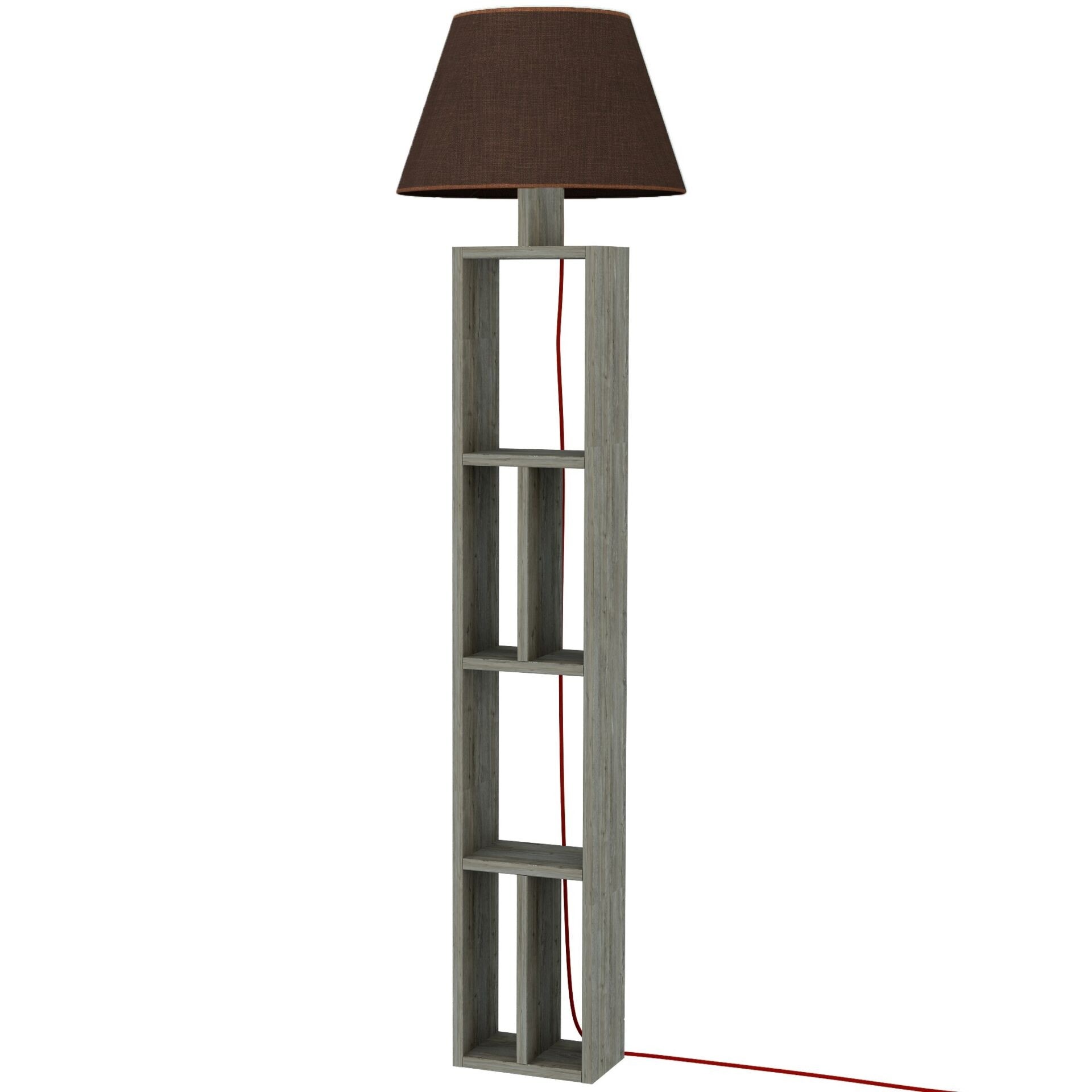 Giorno Floor Lamp Dark Coffee - Brown